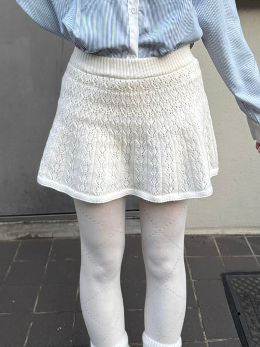 レースニットミニスカート DPC03022