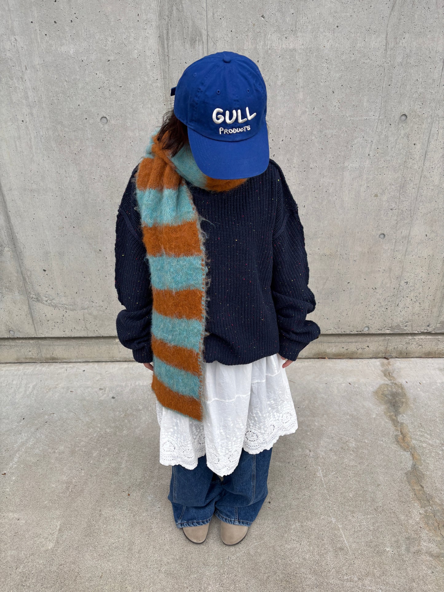 ボーダーマフラー DPB84099