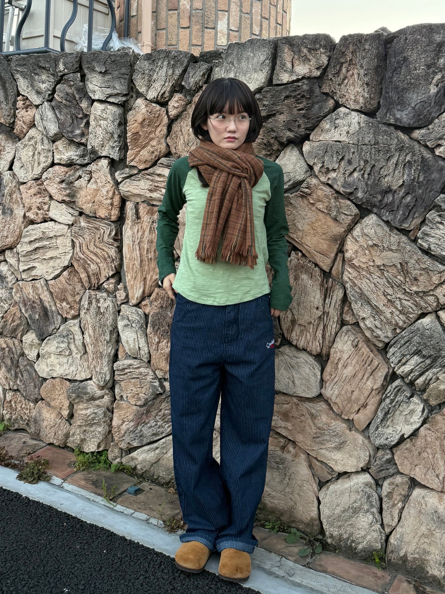 グリーンラグランTシャツ DPA43678