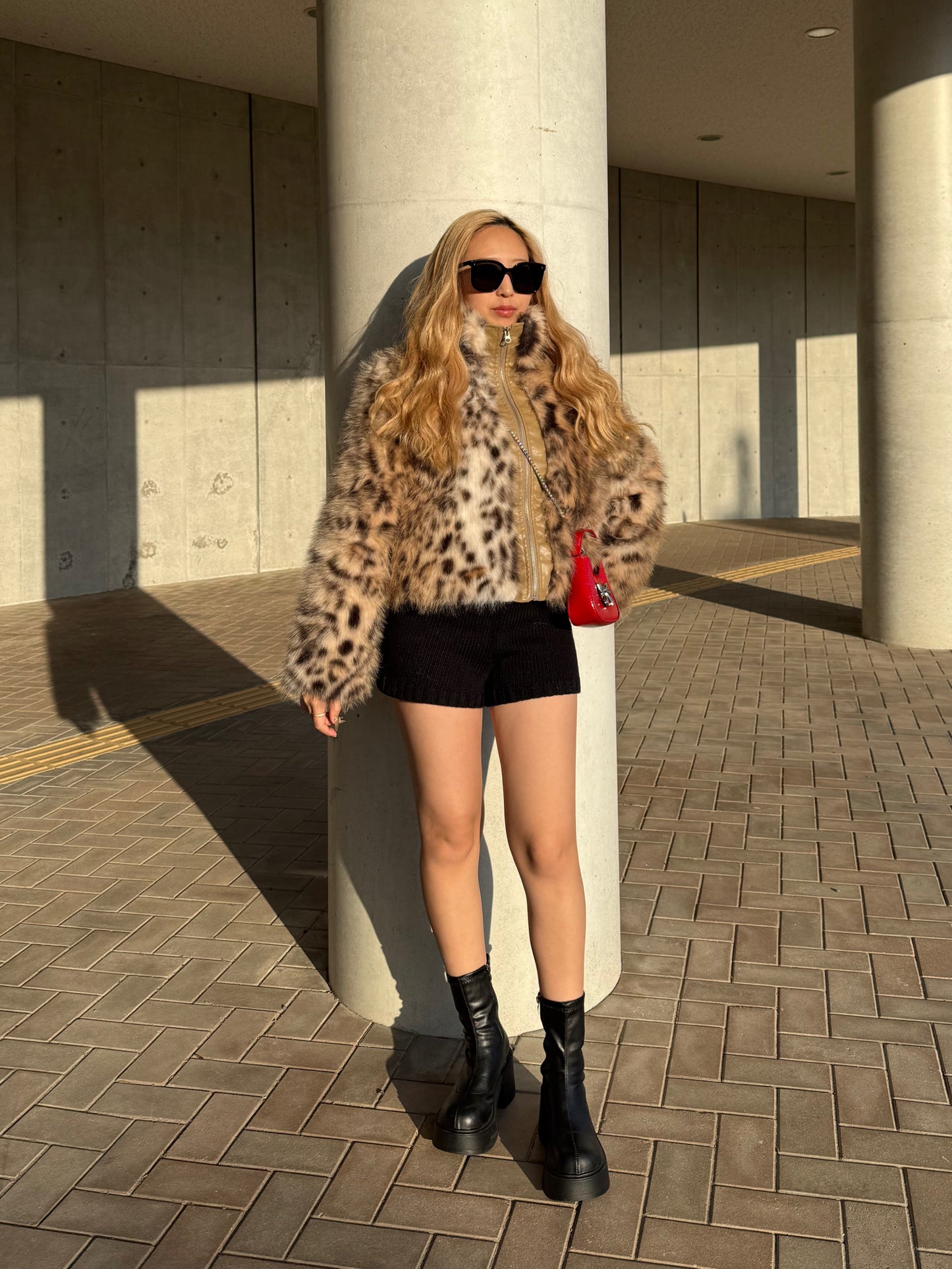 レオパードミニファーコート DPB73539