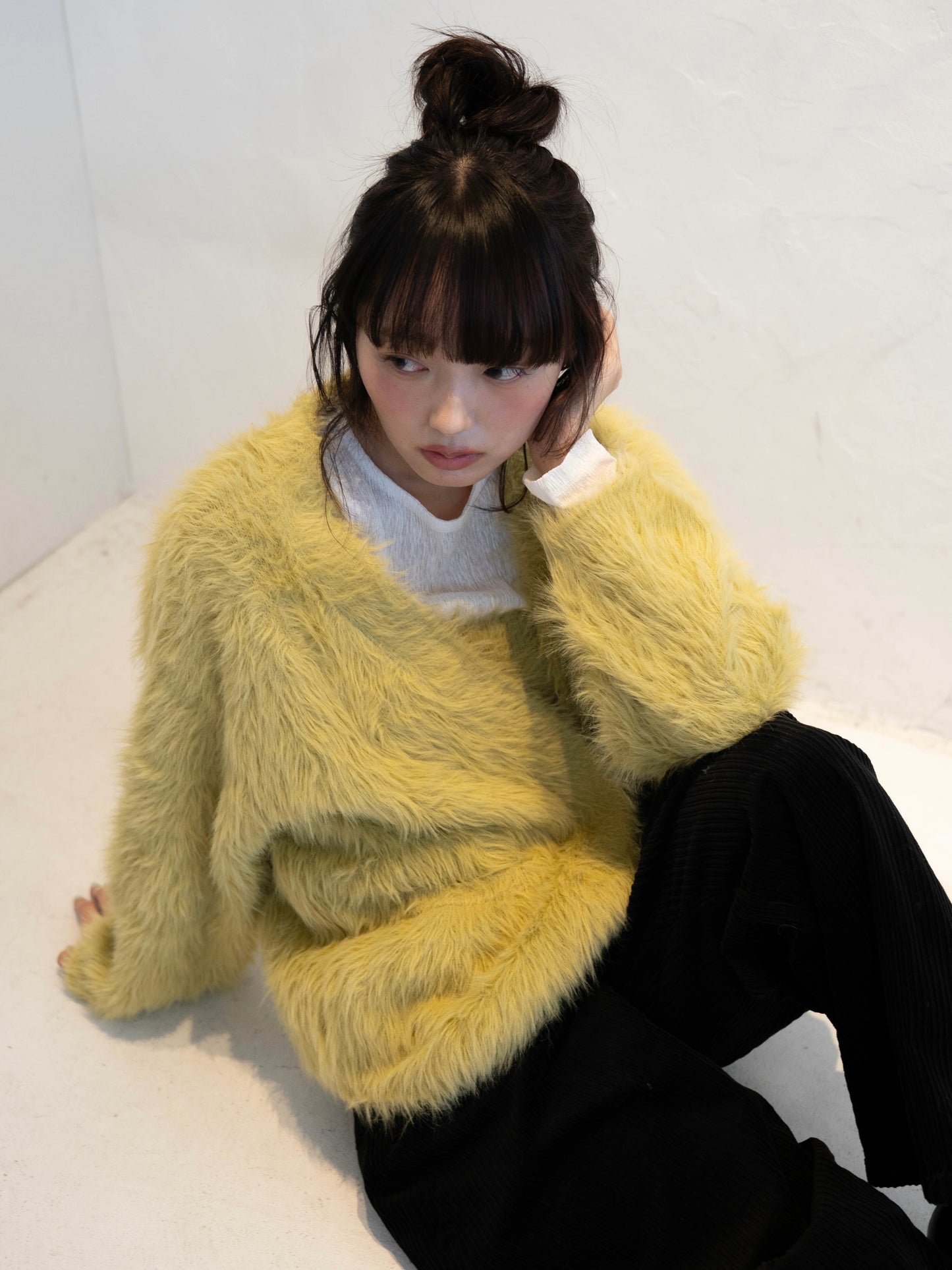 シャギーニットカーディガン DPC02003