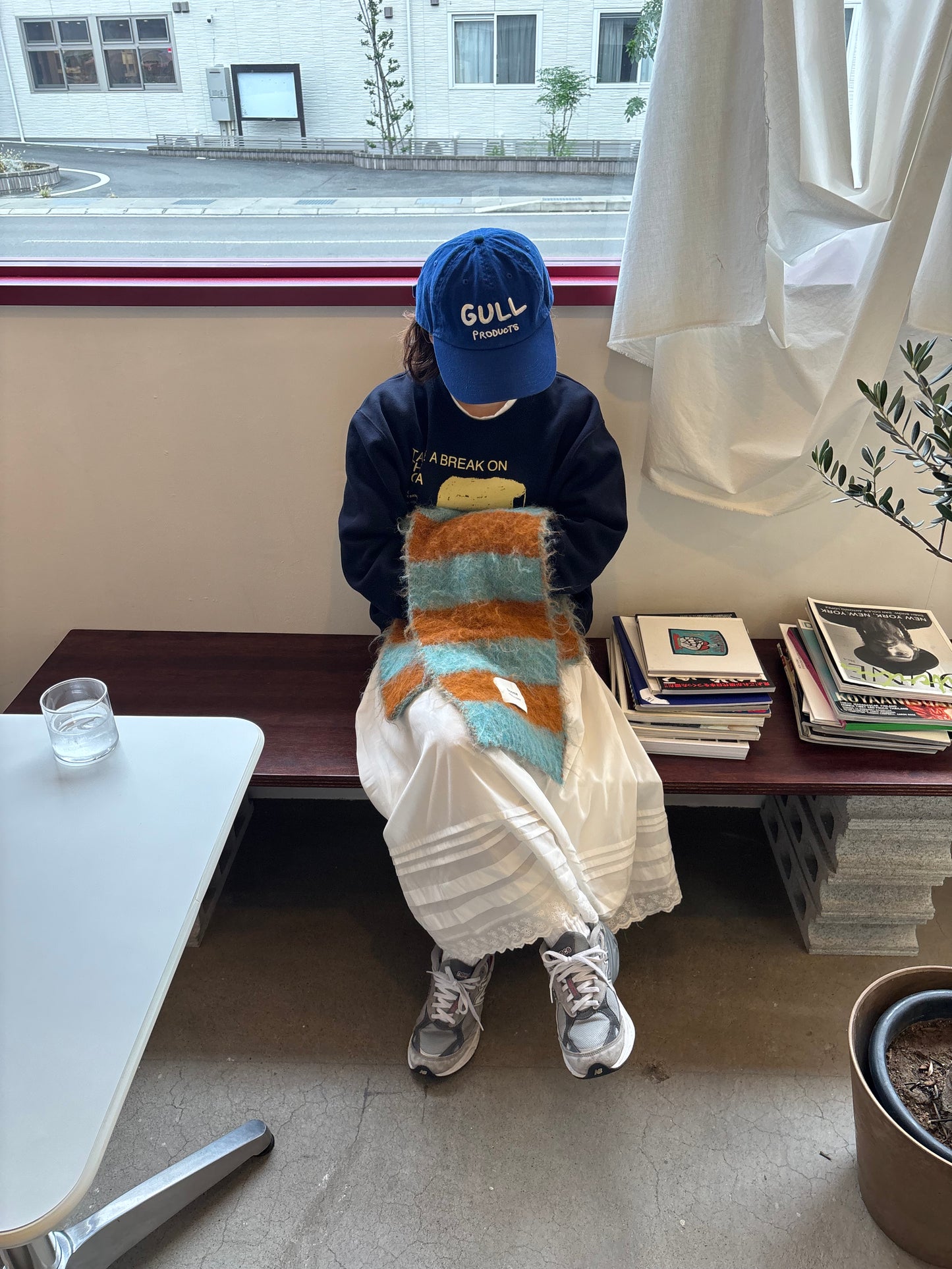 ボーダーマフラー DPB84099