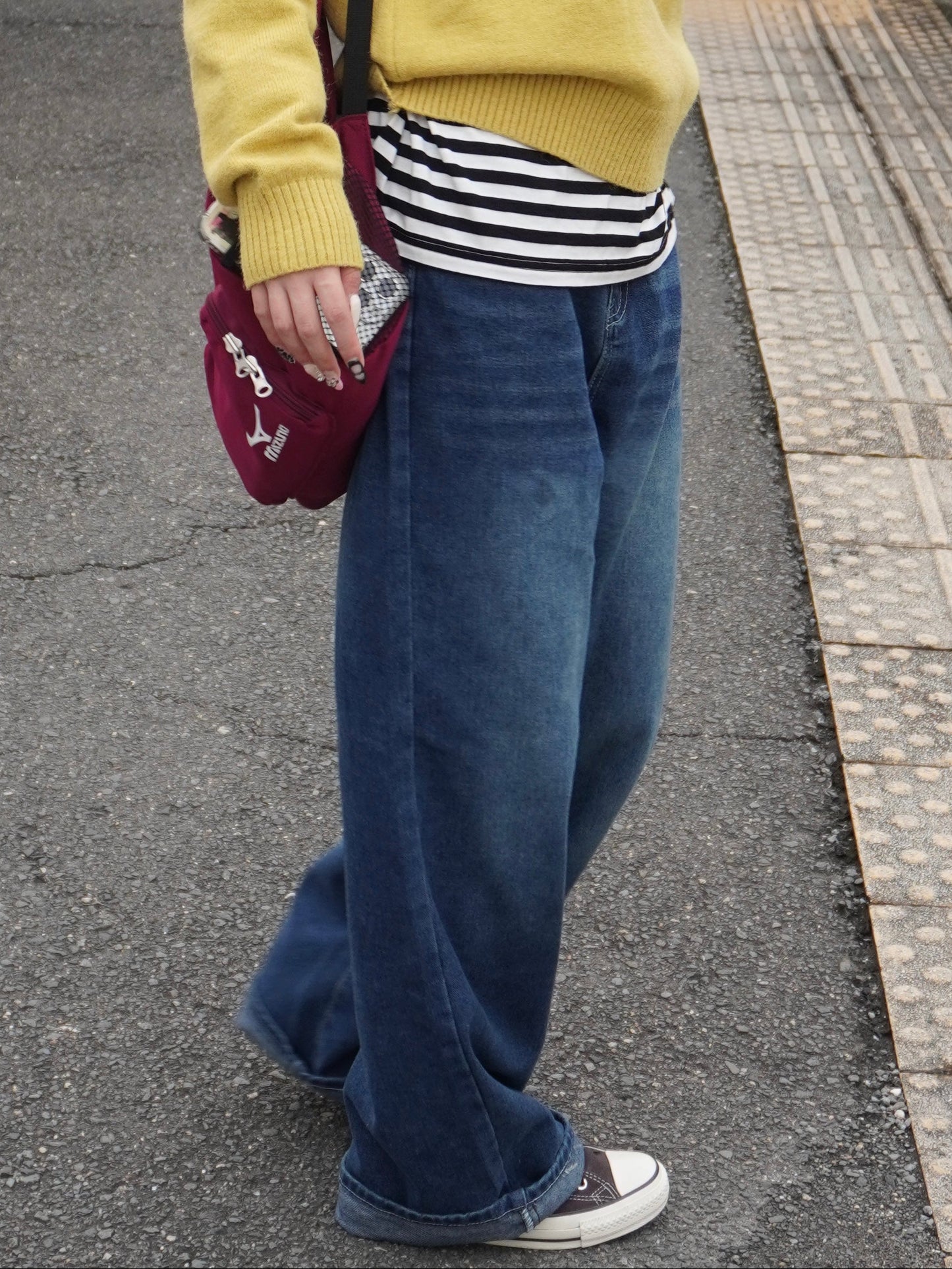 ストレートウォッシュデニムパンツ DPB85346