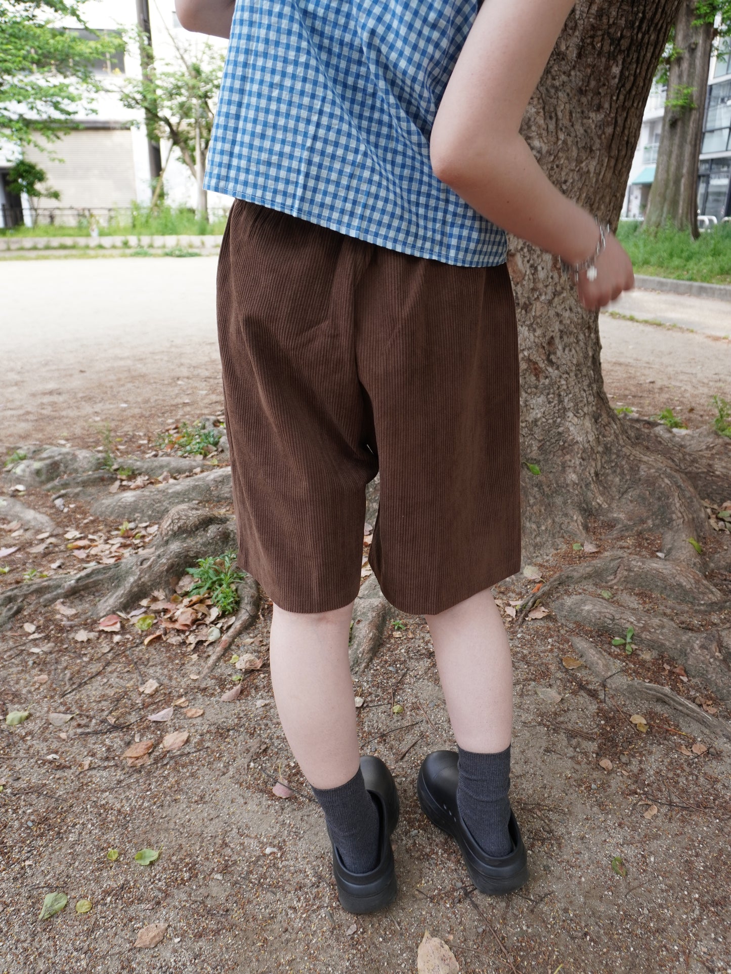 コーデュロイハーフパンツ DPB85158