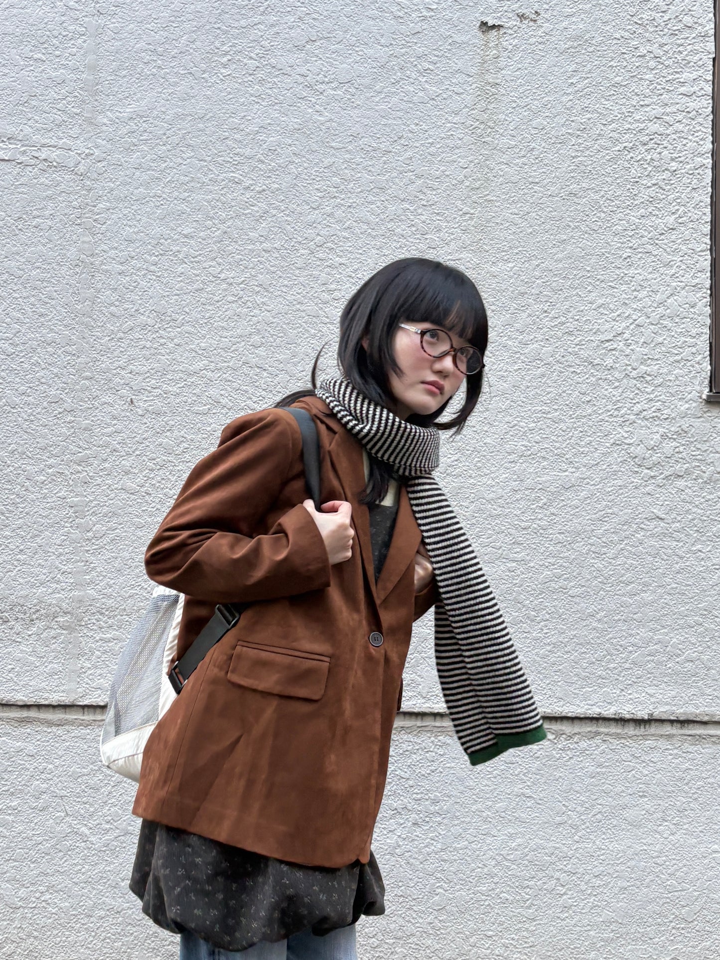 スエードライクテーラードジャケット DPA43723