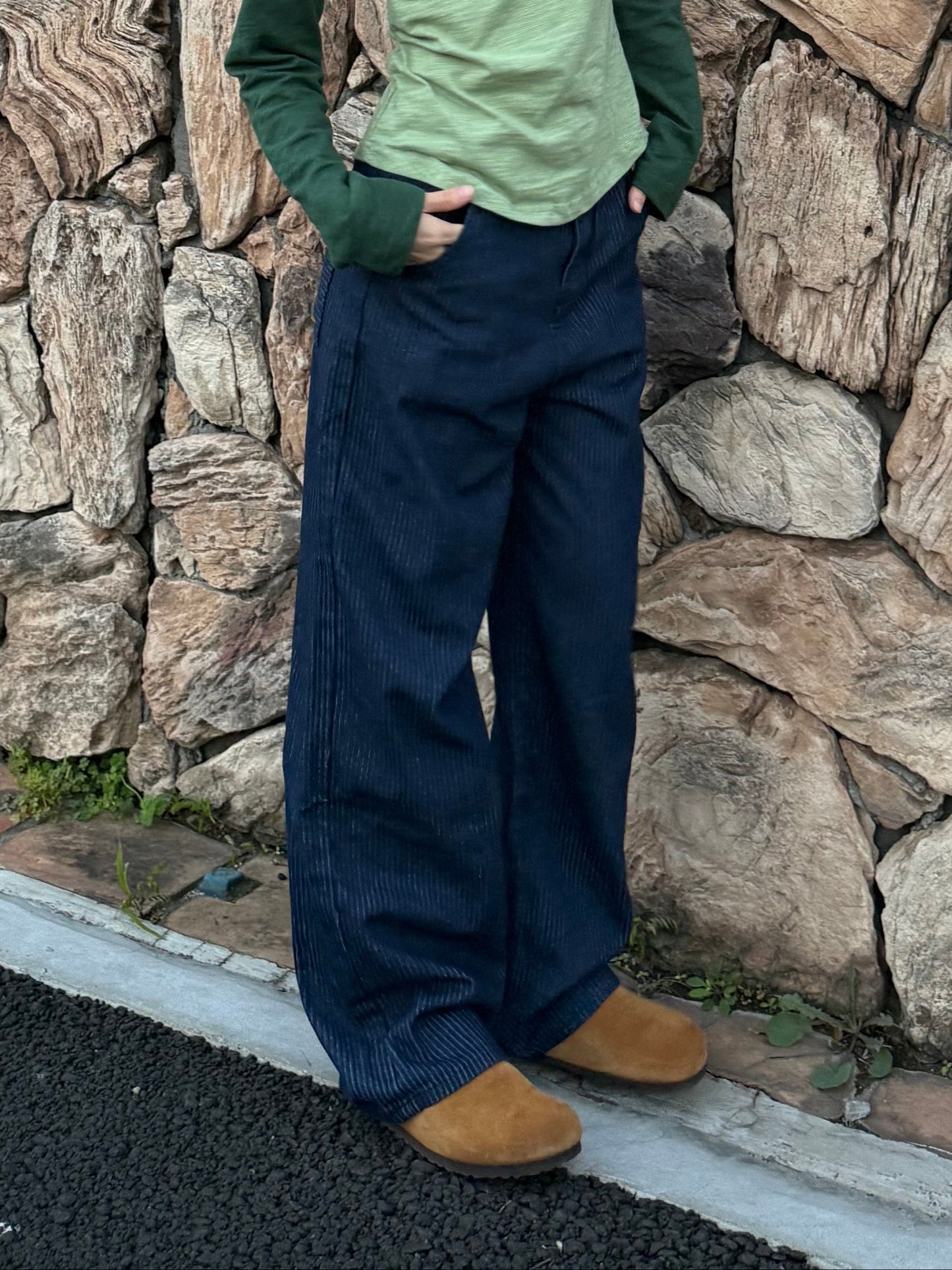 ストライプレトロデニムパンツ DPA43679