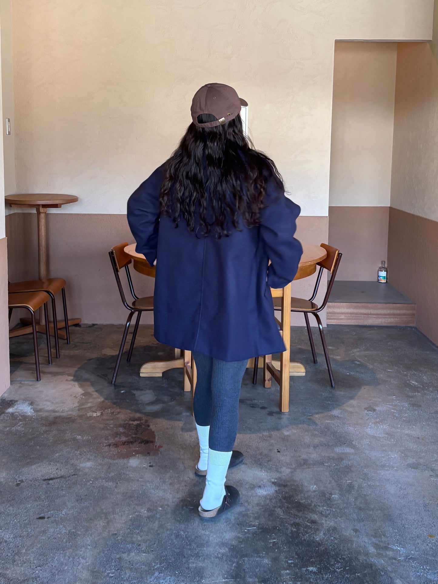 ミディアムステンカラーコート DPB84312