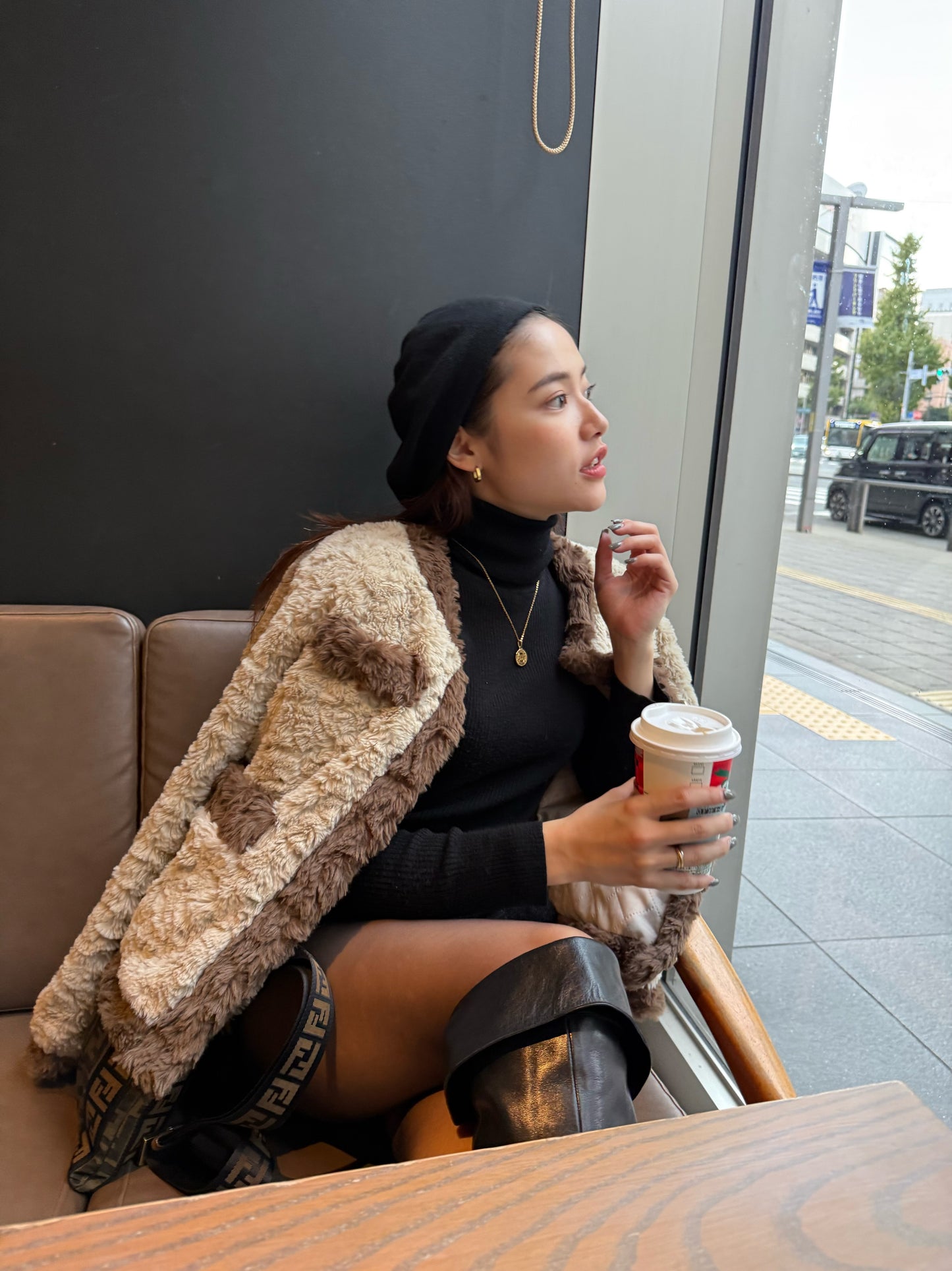 ブラウンファーコート DPB47491