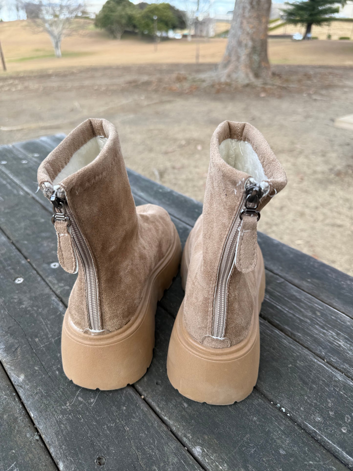 スエードライクハイカットブーツ DPB73522