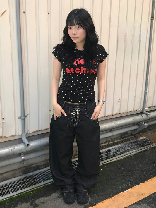 ブラックスターフィットTシャツ DPB89249