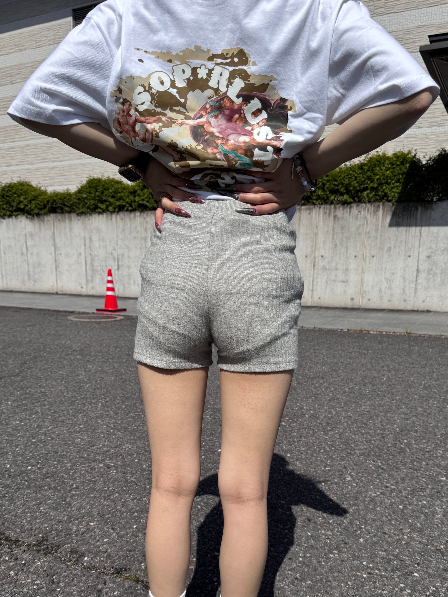 リブショートパンツ DPB42367