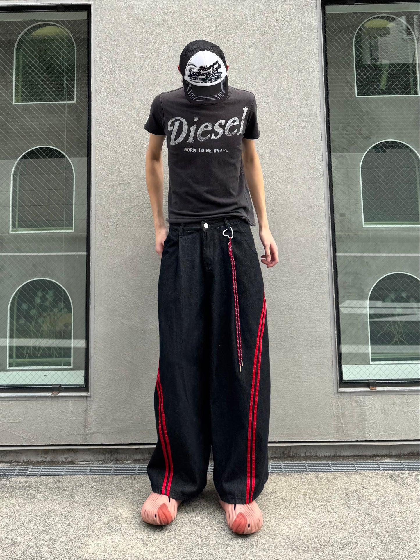 ウエストレイヤードデニムパンツ DPC05035