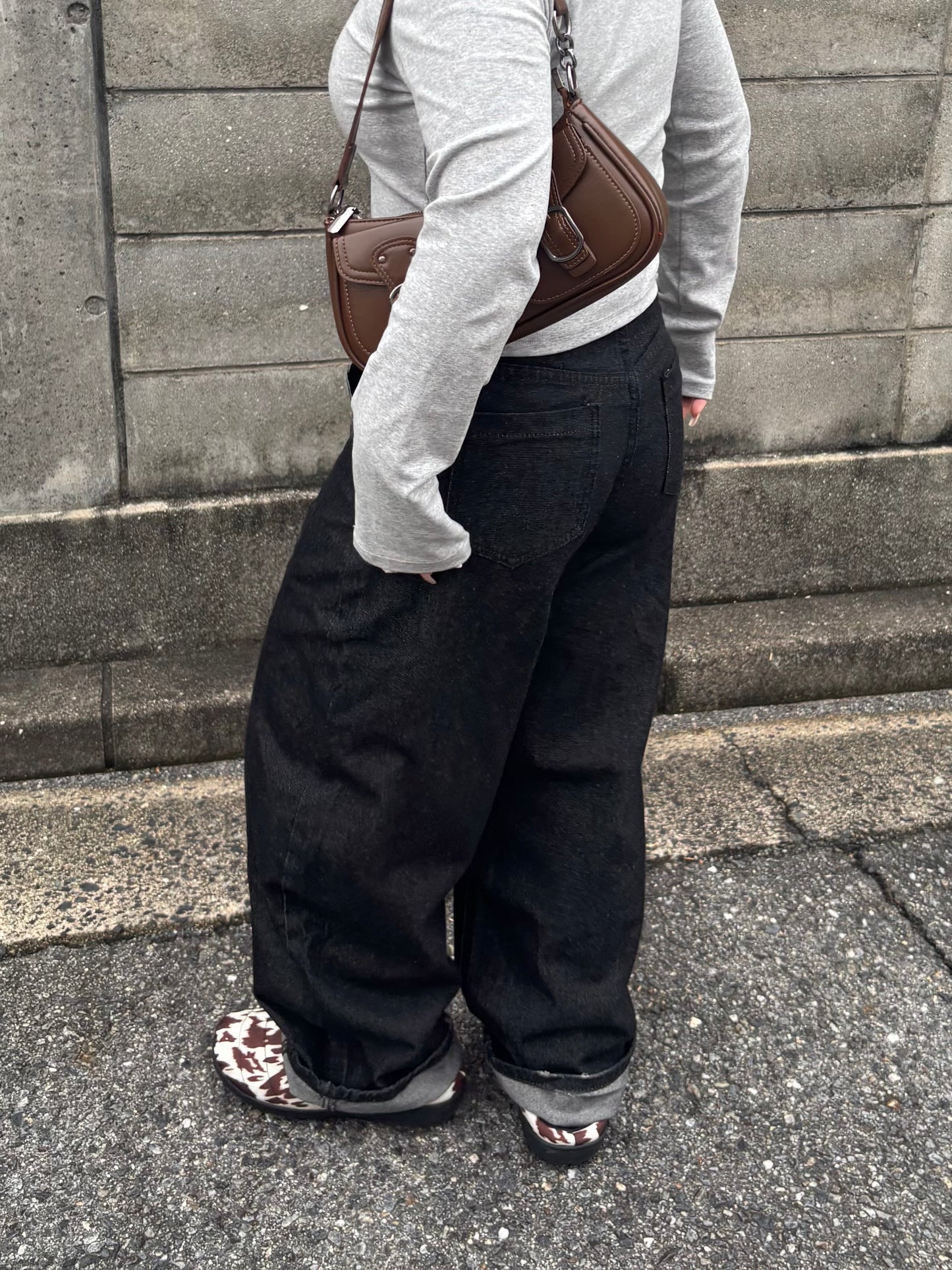 ワイドステッチデニムパンツ DPB97026