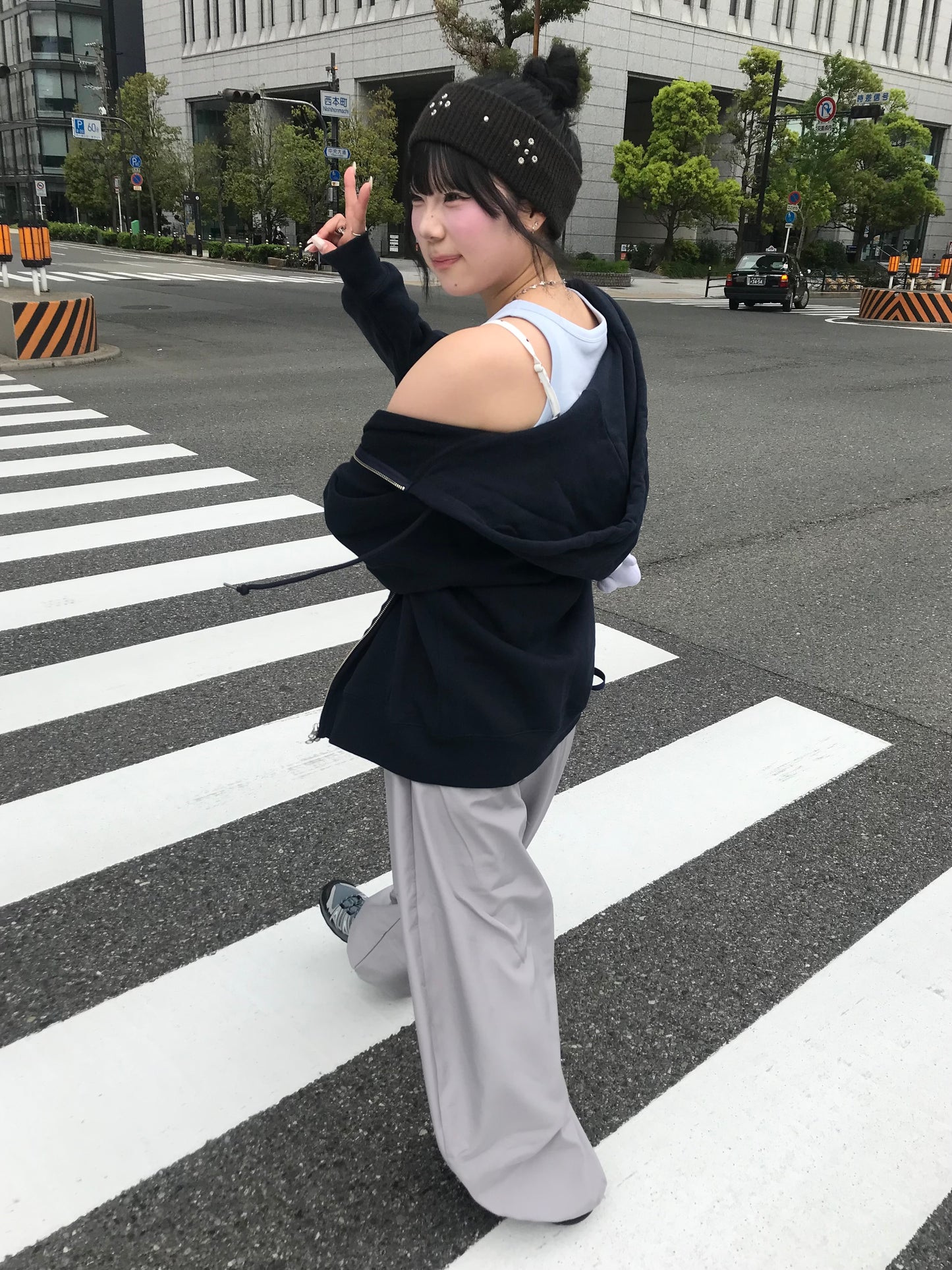ステッチデザインオーバーパンツ DPB89250