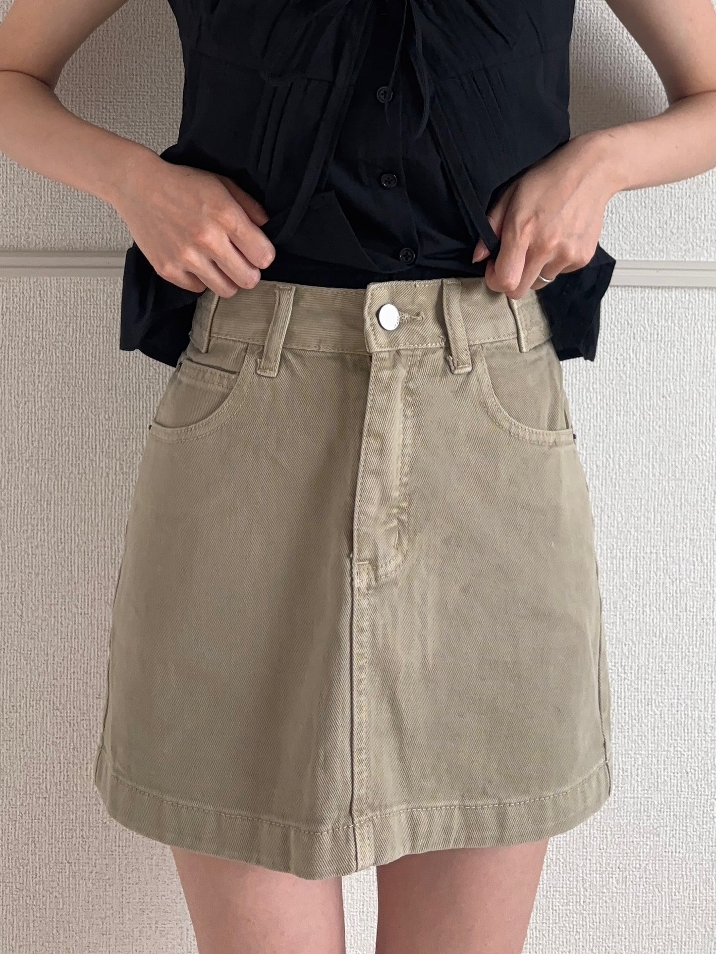 【即納】デザインベルトミニスカート DPB88297S