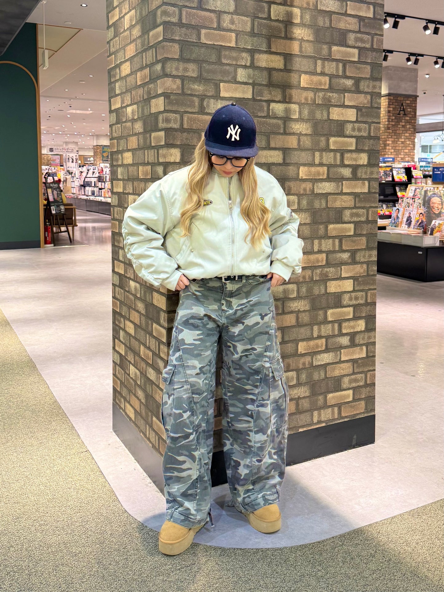 Kenshin_カモフラオーバーデニムパンツ DPB73348