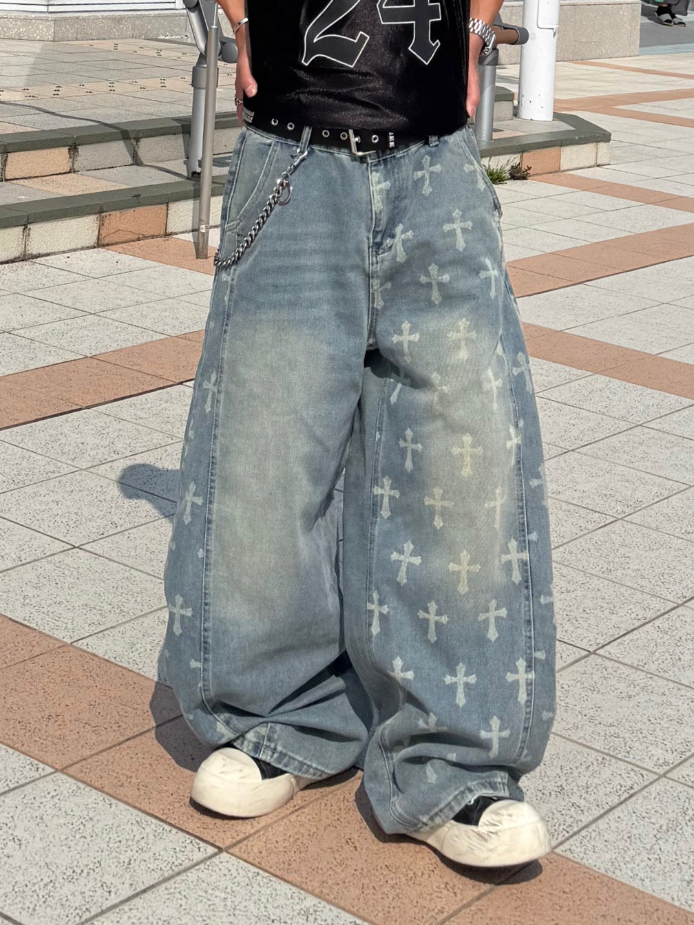 クロスオーバーデニムパンツ DPB90254