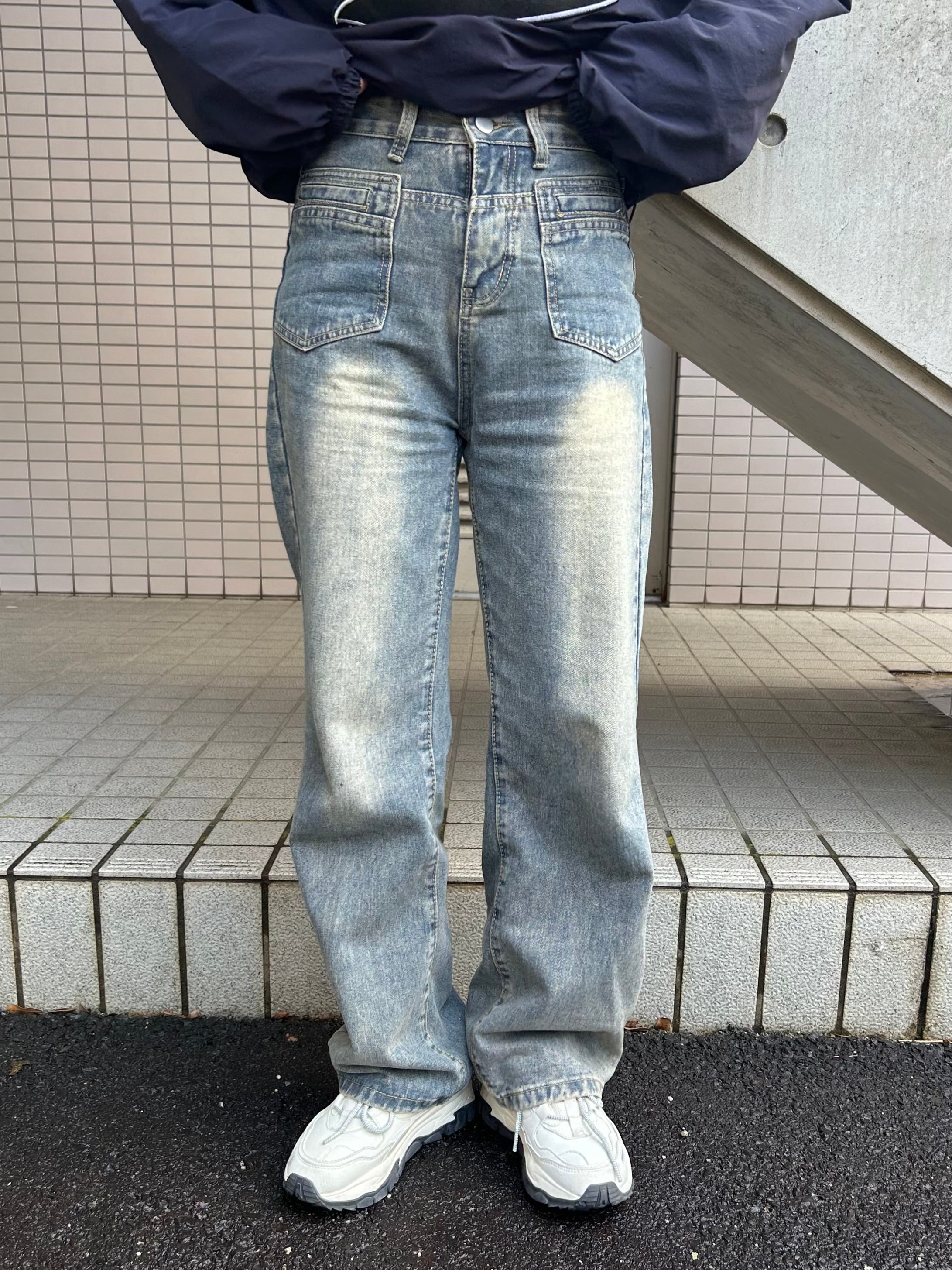 フェイクポケットデニムパンツ DPA61320 – CRAMMY フェイクポケットデニムパンツ DPA61320 – CRAMMY