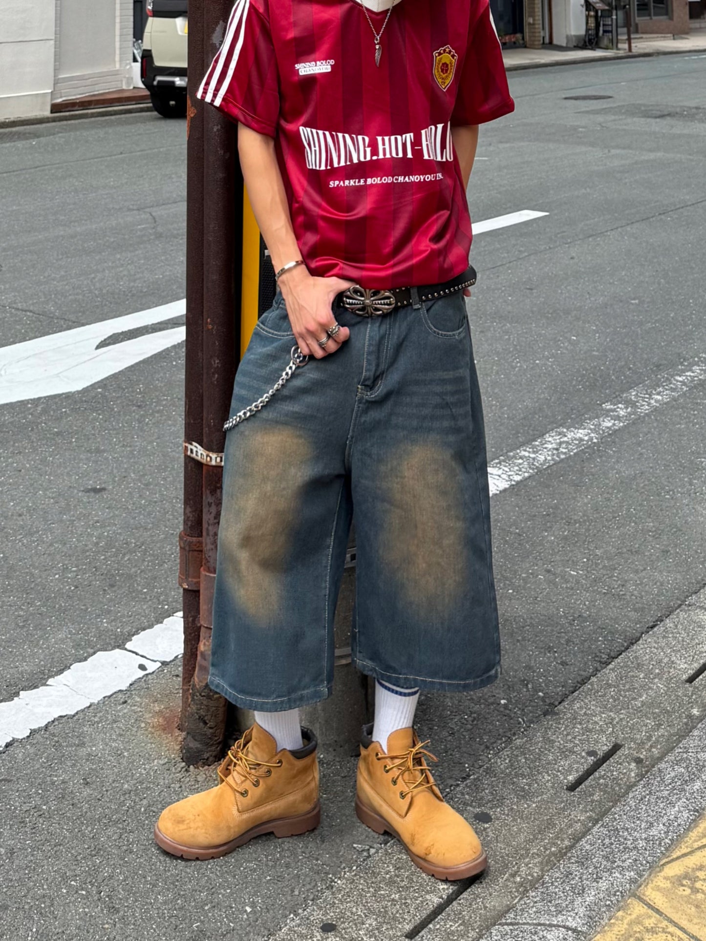 Kenshin_デニムハーフパンツ DPB73379