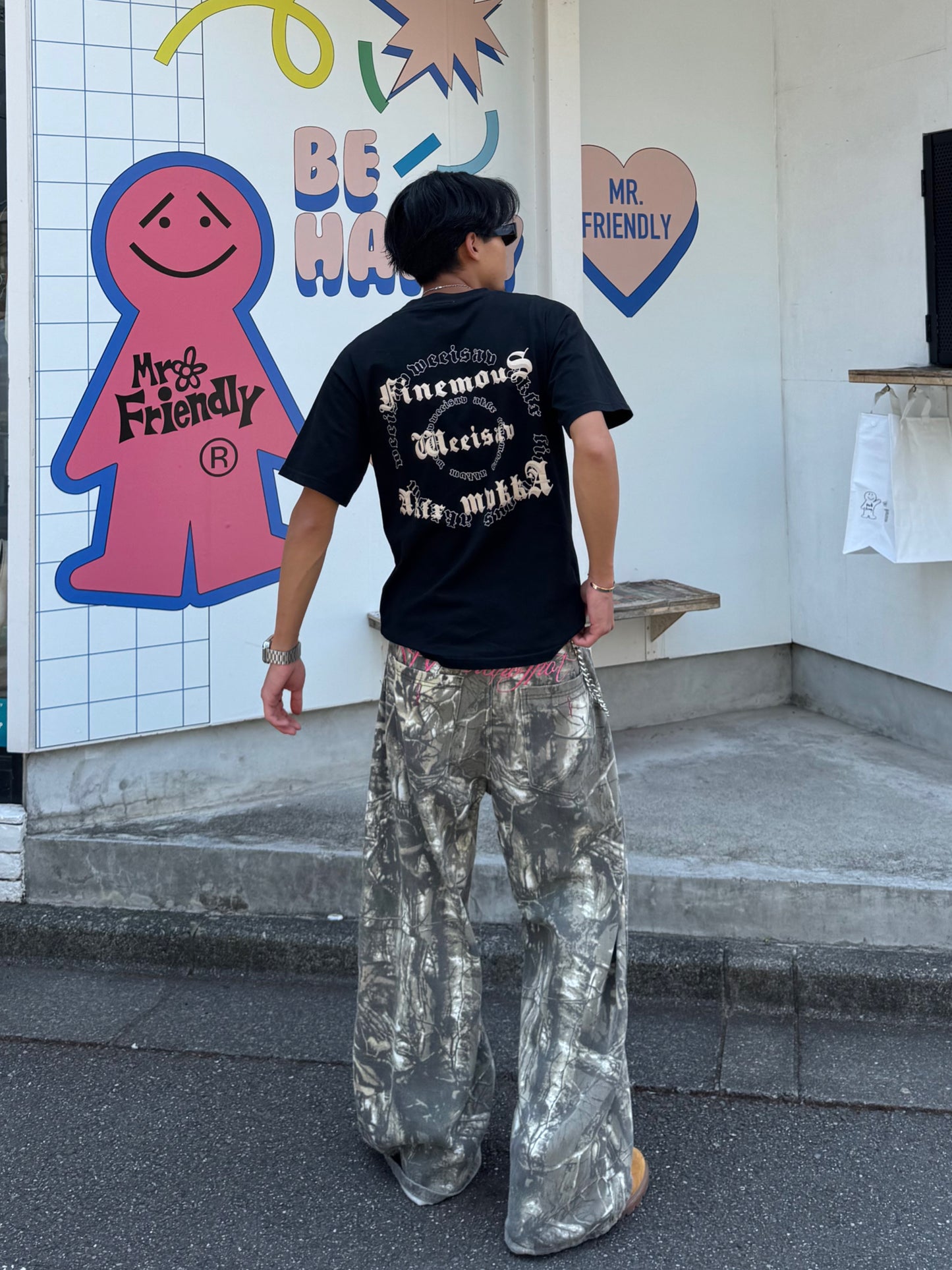 カモフラスターダメージカーブパンツ DPB90225