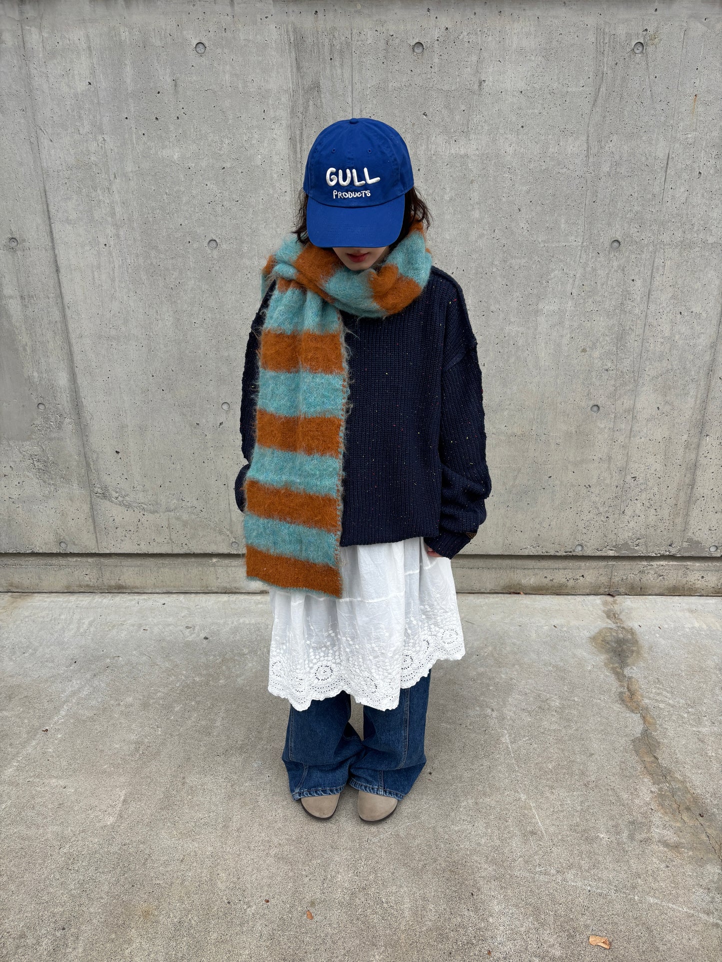 ボーダーマフラー DPB84099