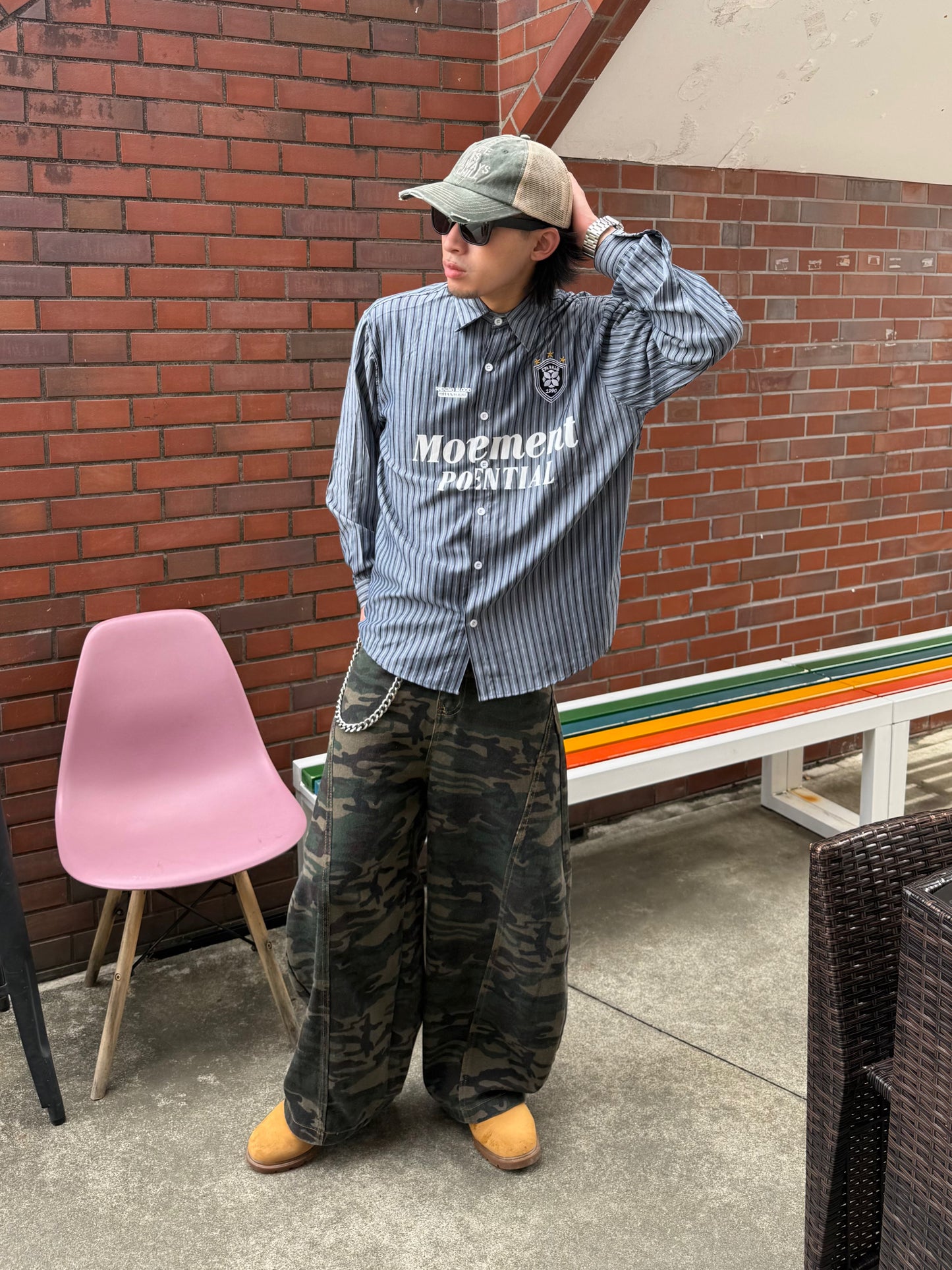 ストリートボーダーシャツ DPB90159