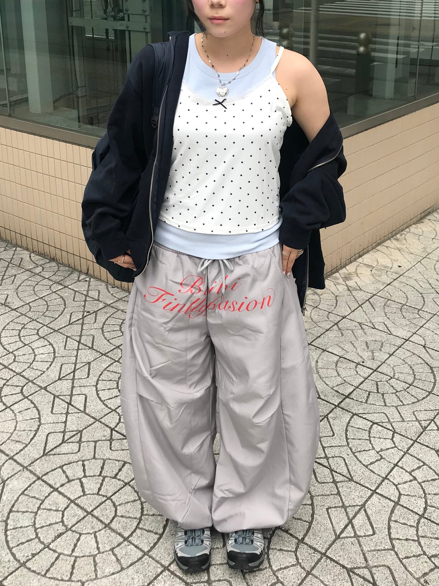 ステッチデザインオーバーパンツ DPB89250