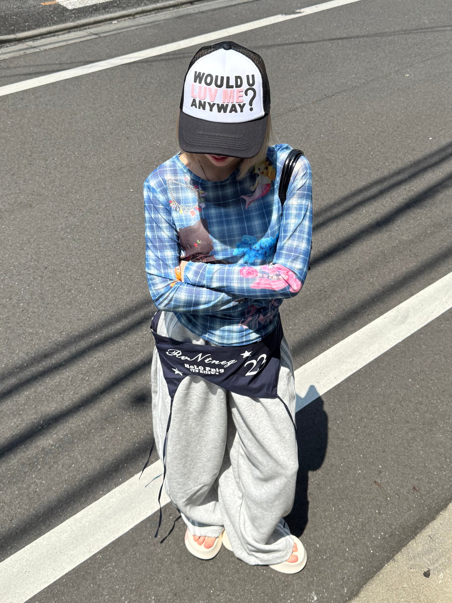 ウエストレイヤードスウェットパンツ DPB86273