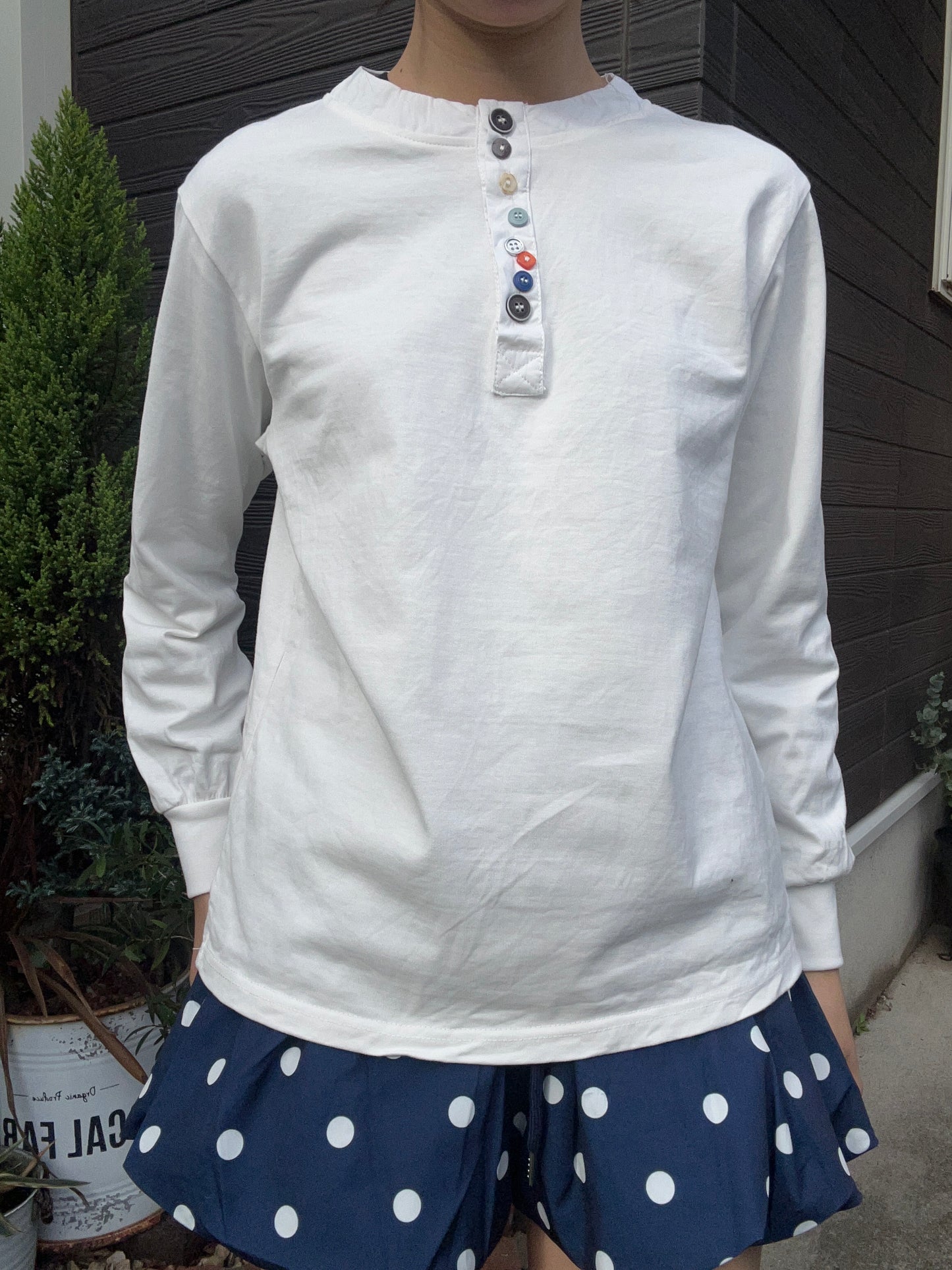 カラーボタンサーマルトップス DPB92030