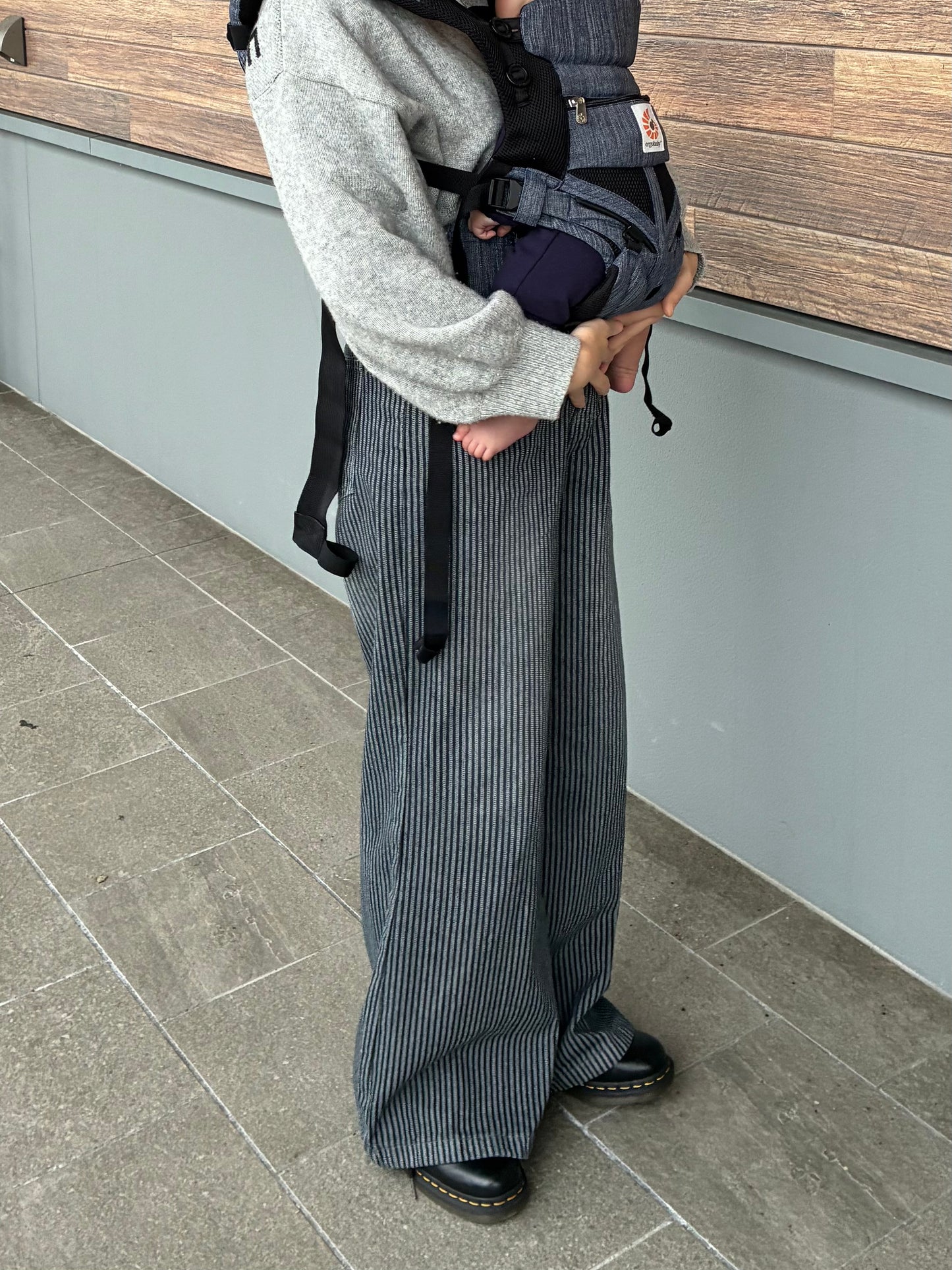 ストライプストレートパンツ DPA61445