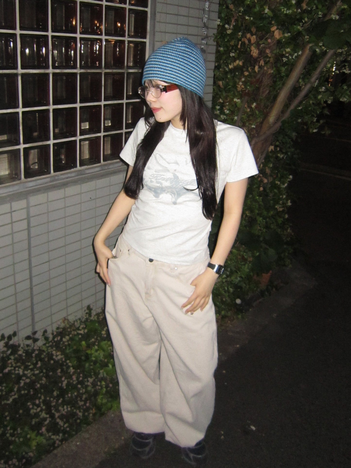 ニュアンスプリントTシャツ DPB89019