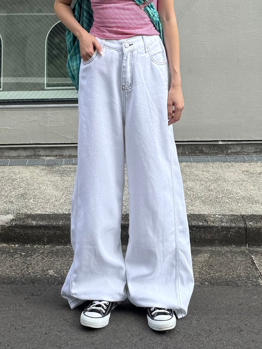 サイド切替デザインデニムパンツ DPB91009