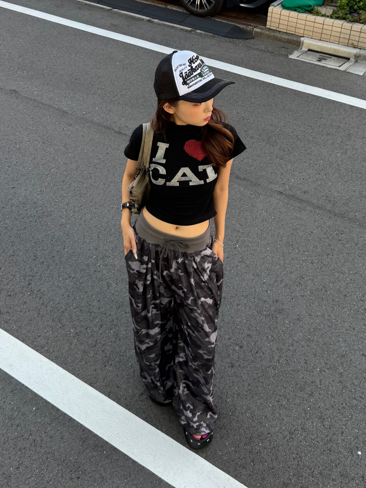 カモフラバギーカーゴパンツ DPB86093