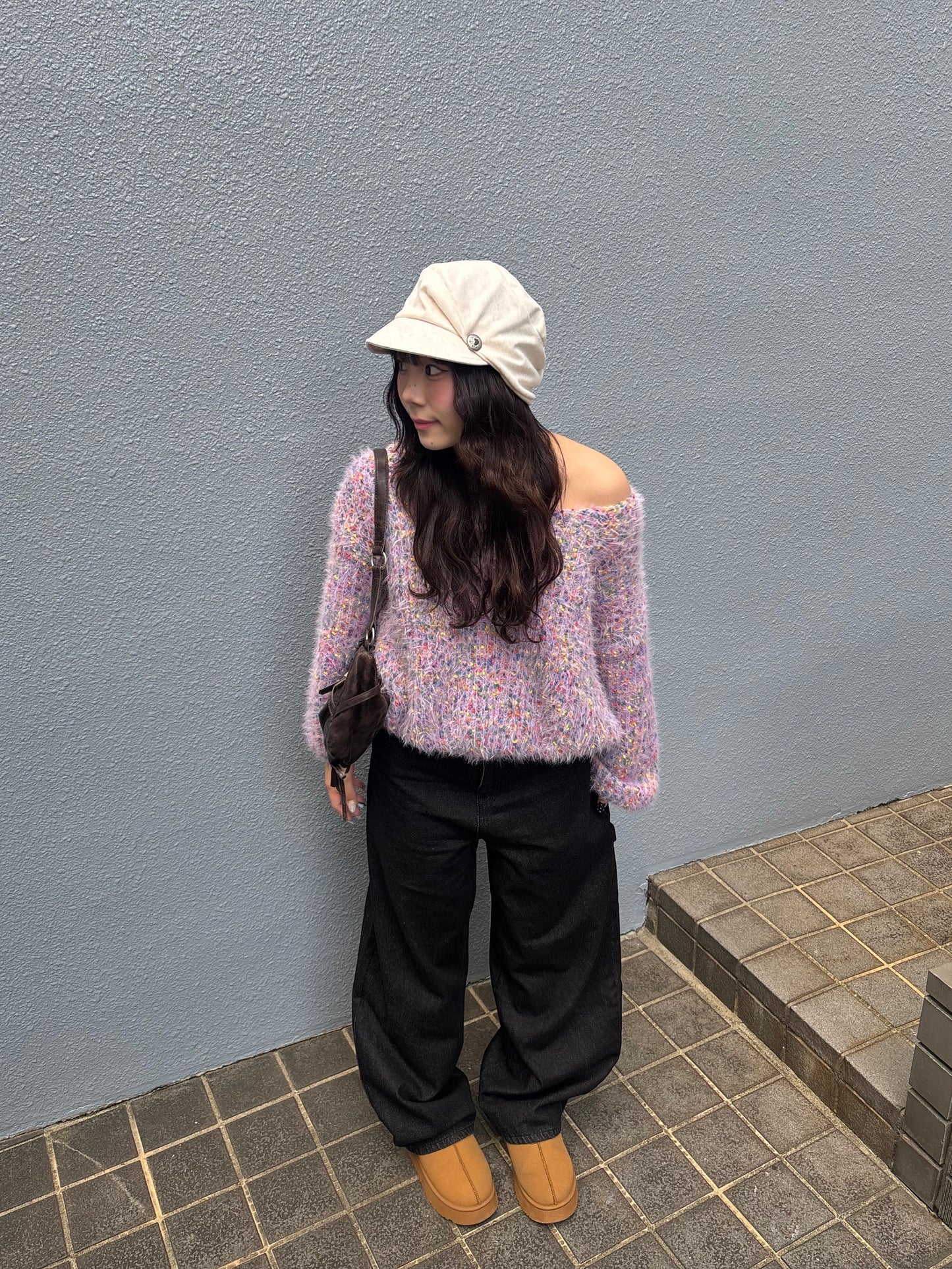 バッククロスオーバーデニムパンツ DPB89147