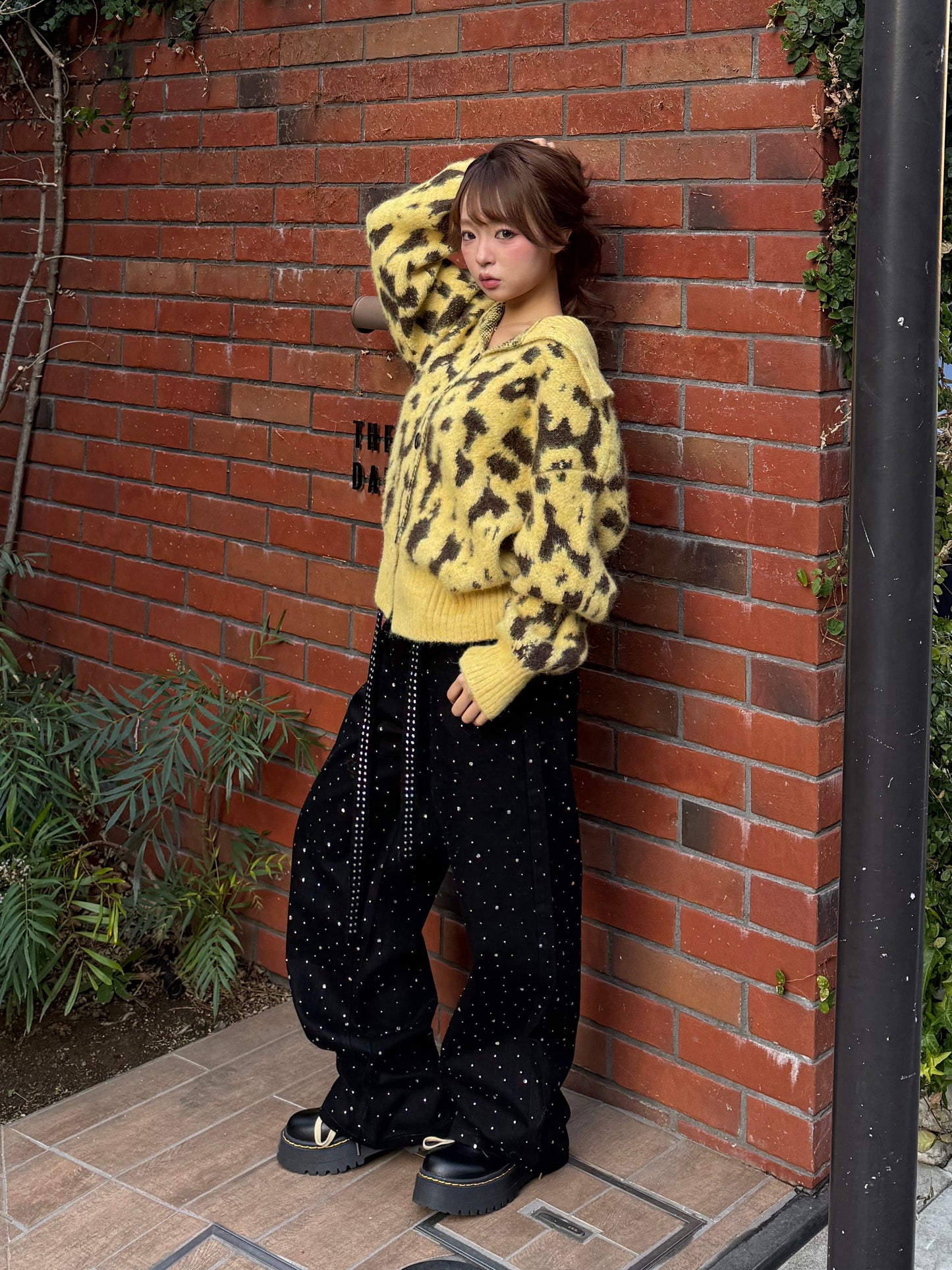 ラメストレードデニムパンツ DPB86168