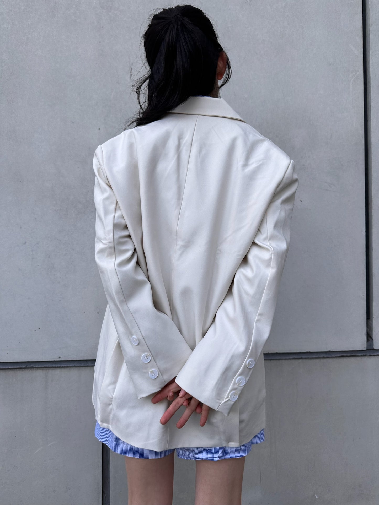 リボンホワイトジャケット DPA43394