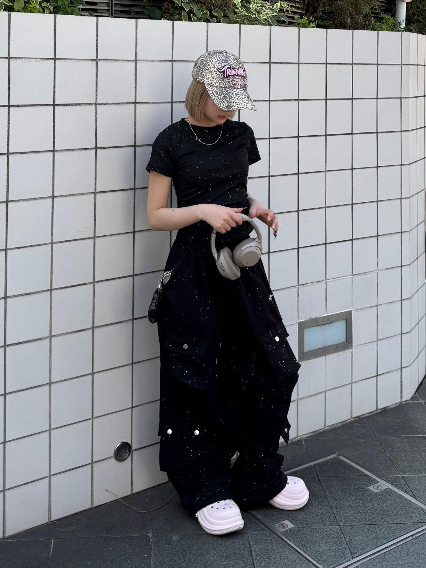 ラメクロップドTシャツ DPB86264