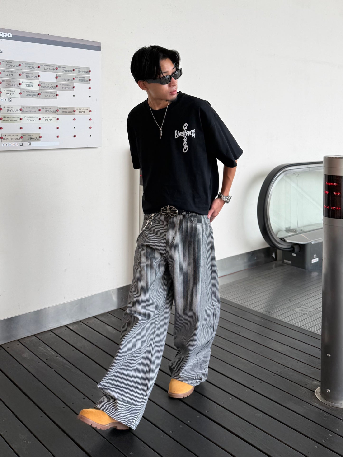 ストライプデニムパンツ DPB90222