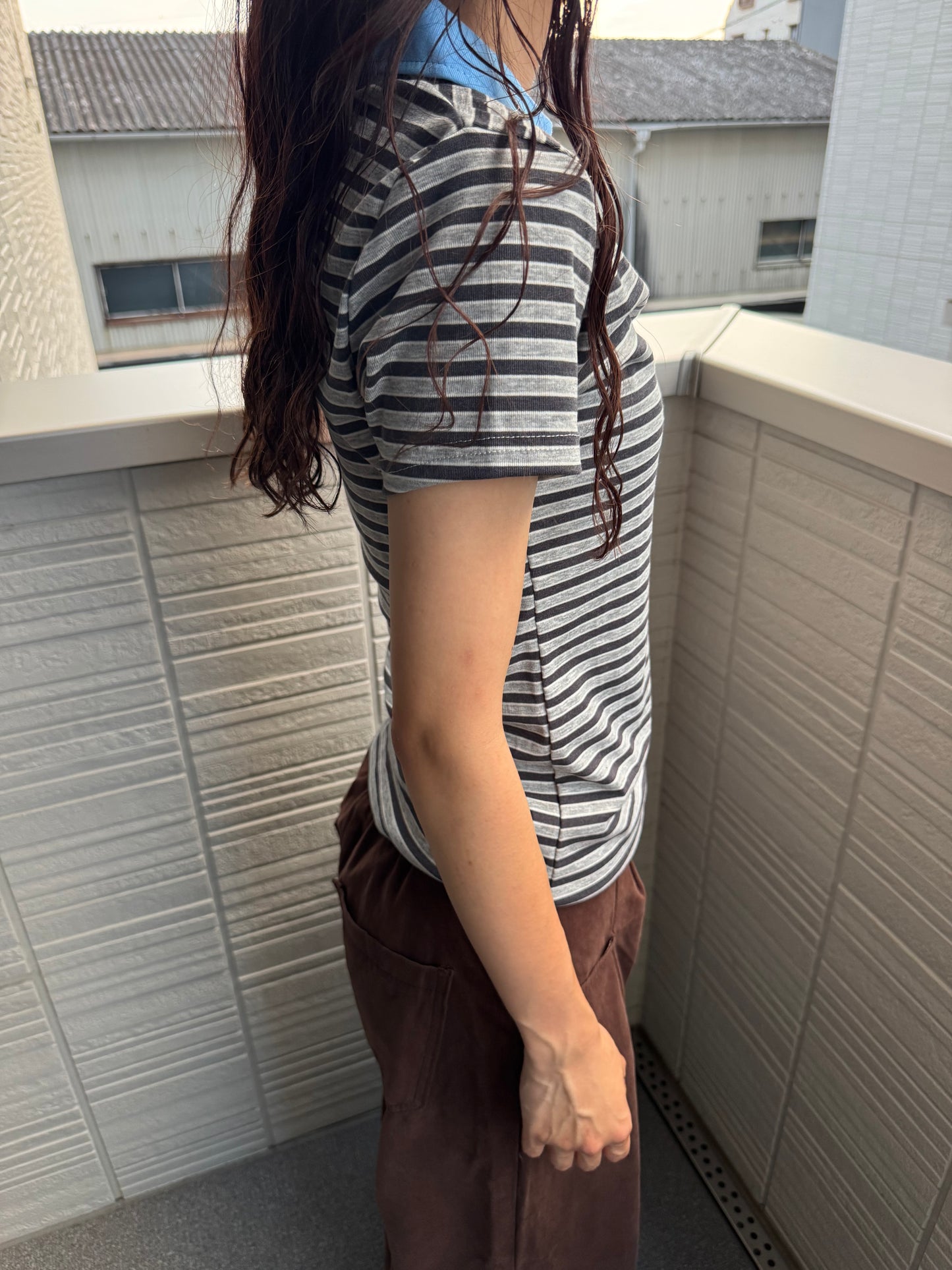 ボーダーポロTシャツ DPC07034