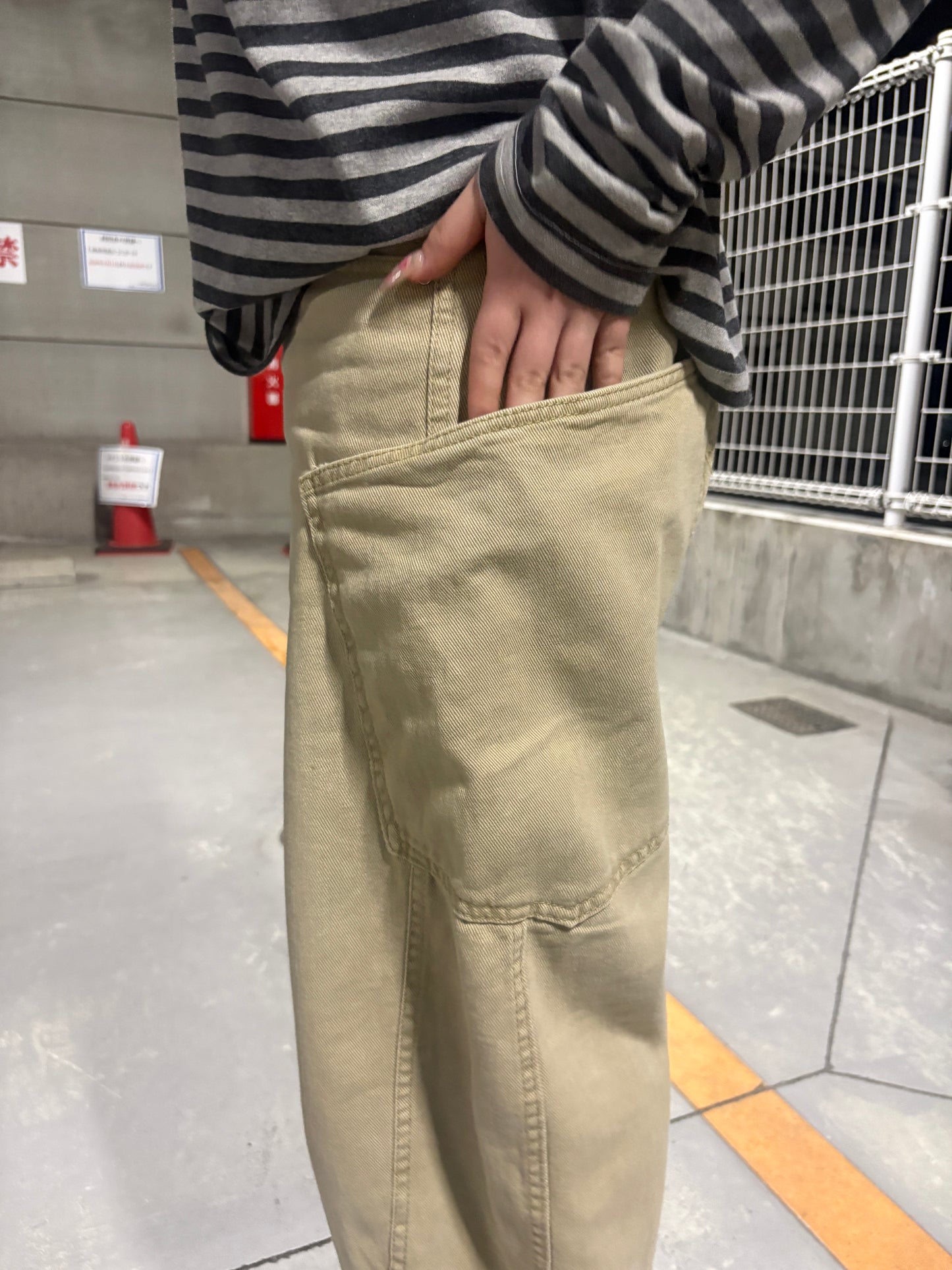 ワイドステッチカーゴパンツ DPB97107