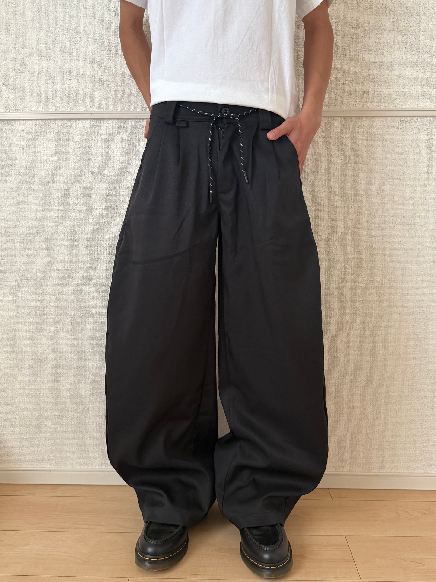Kenshin_ウエストコードモップパンツ DPB73409