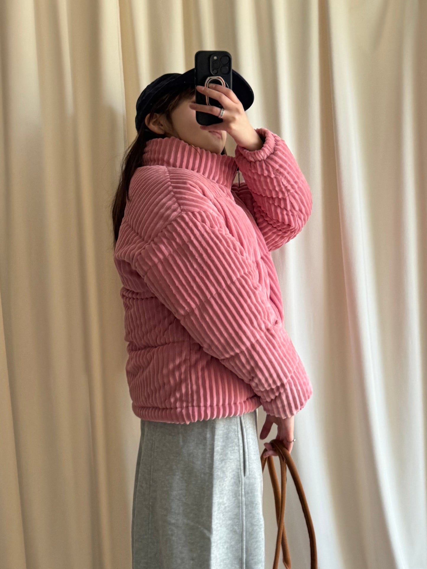 コーデュロイ中綿ジャケット DPB91066