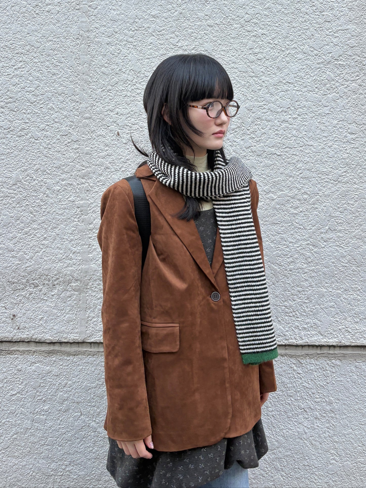 スエードライクテーラードジャケット DPA43723