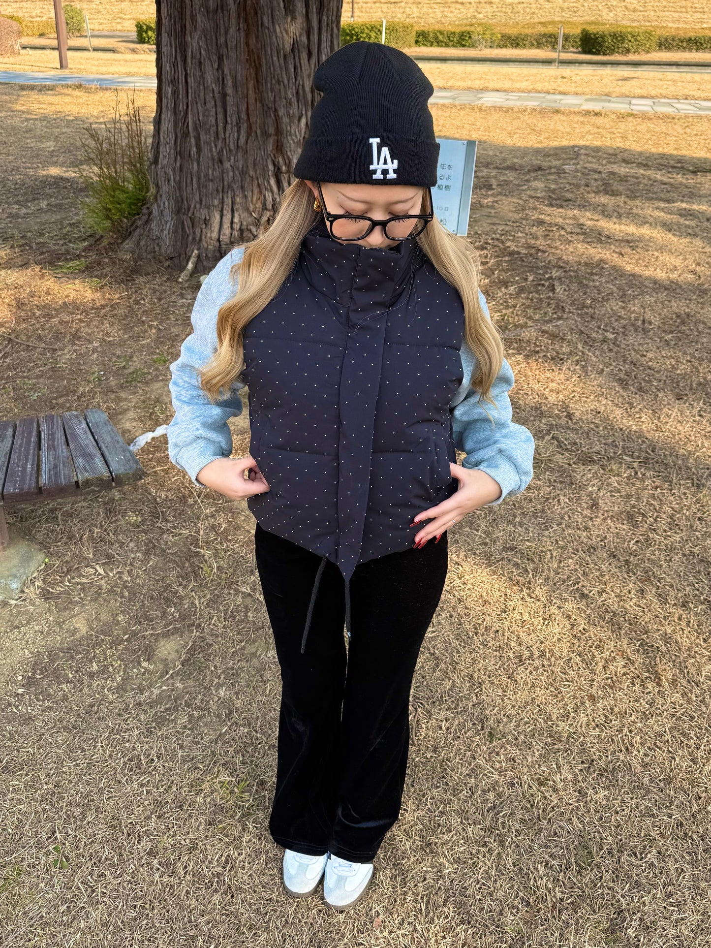 ベロアストレートパンツ DPB73172