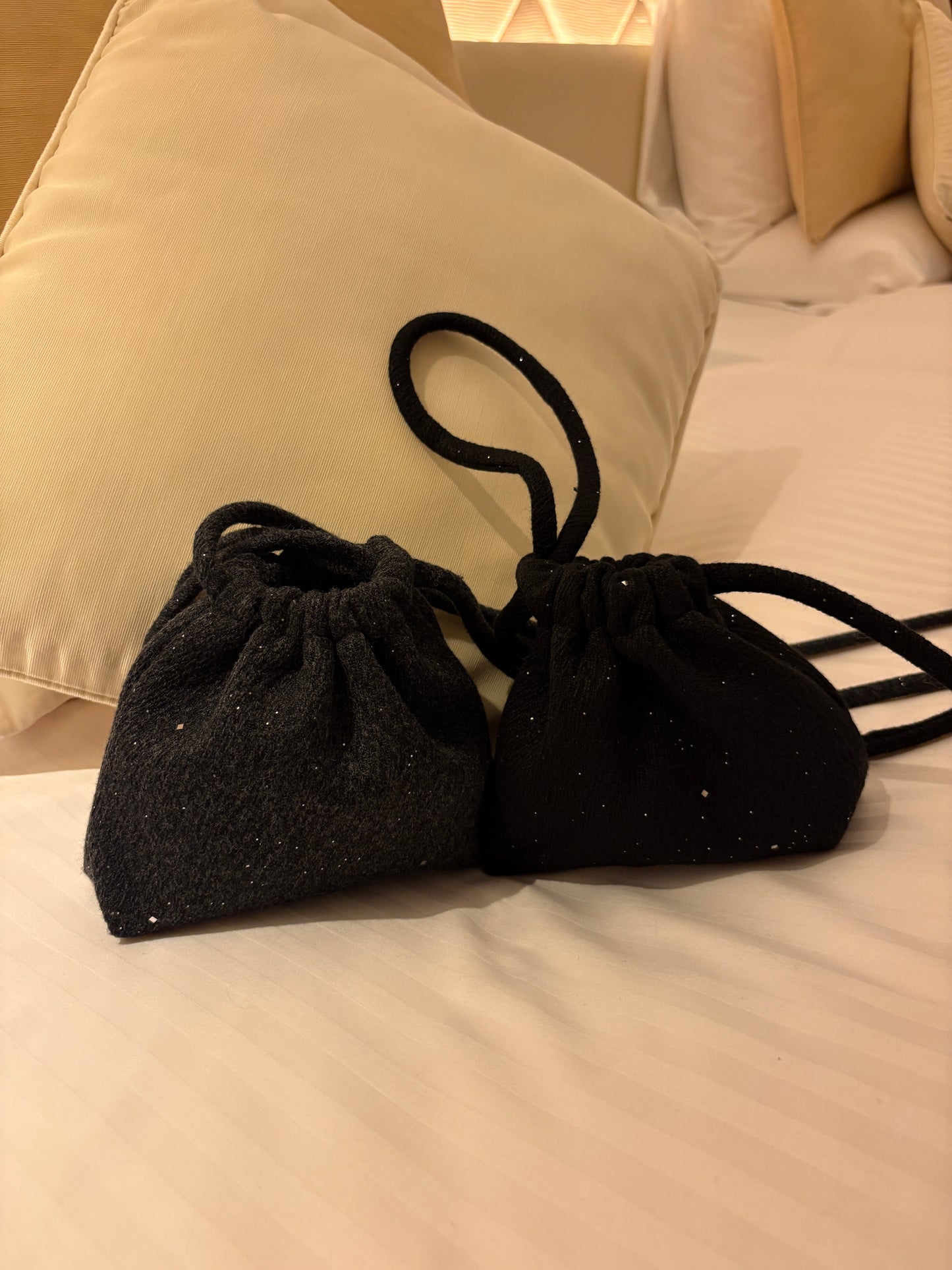 グリッターフリルワンピース&ミニバッグ DPA43724