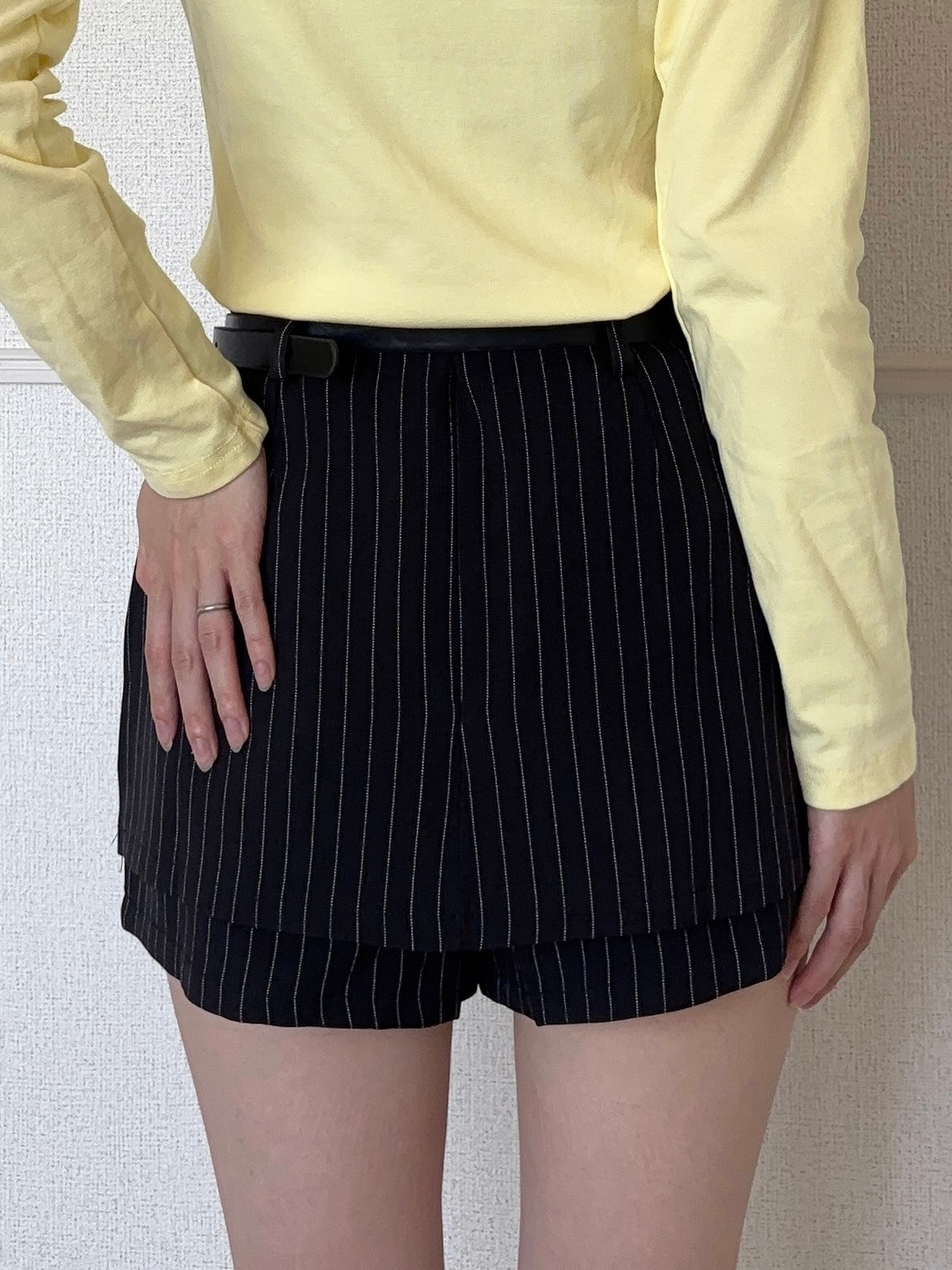 ストライプミニスカートパンツ DPB88268