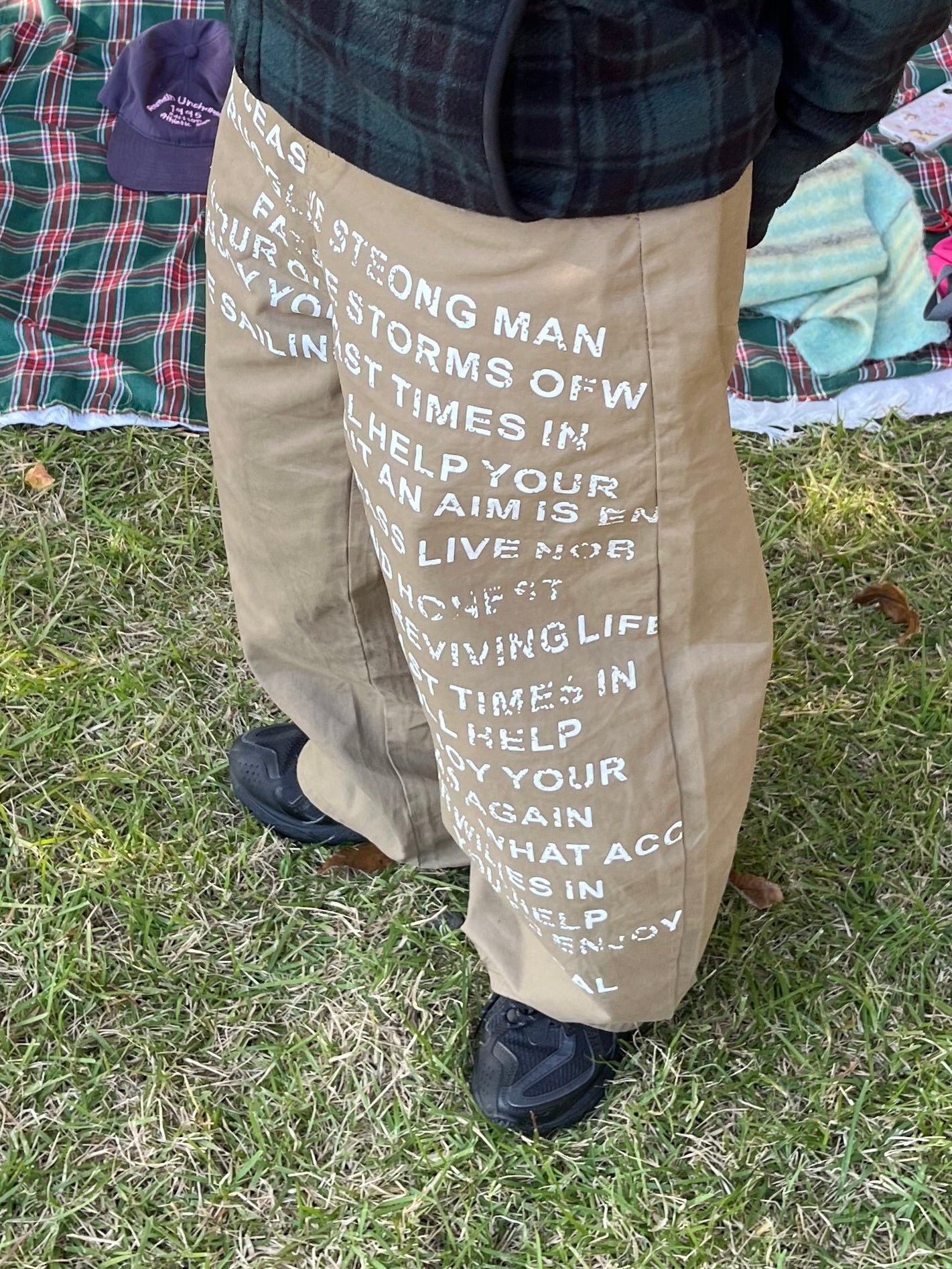 レタリングカーブパンツ DPB97035