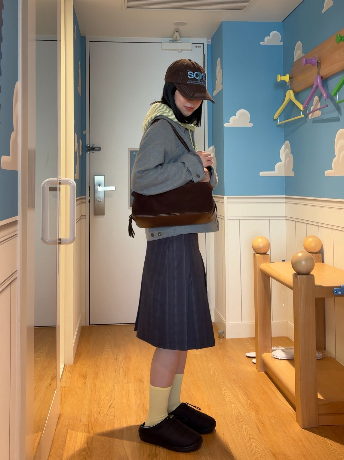 ストライププリーツスカート DPB99031