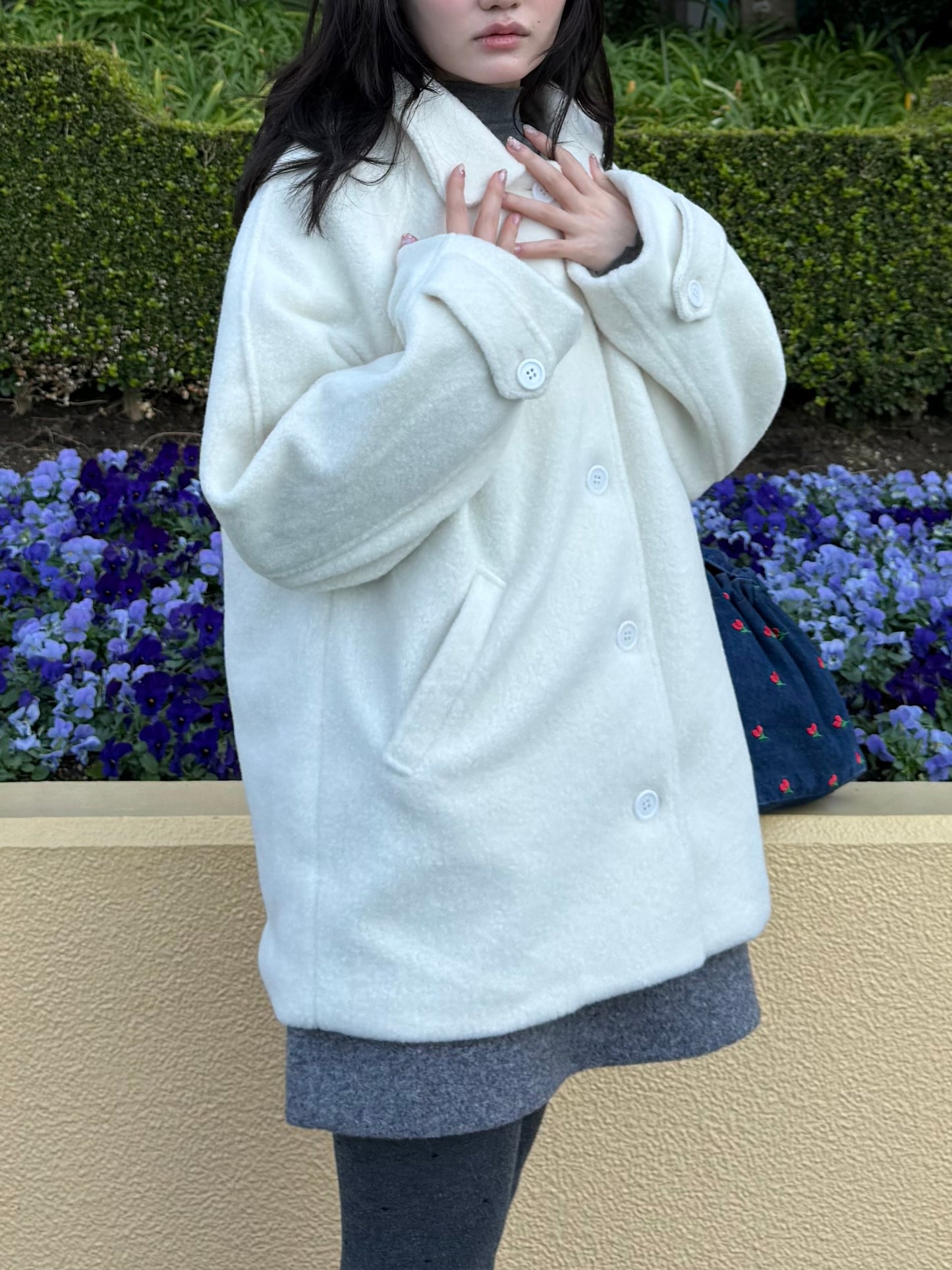 アイボリーフレンチコート DPA43744