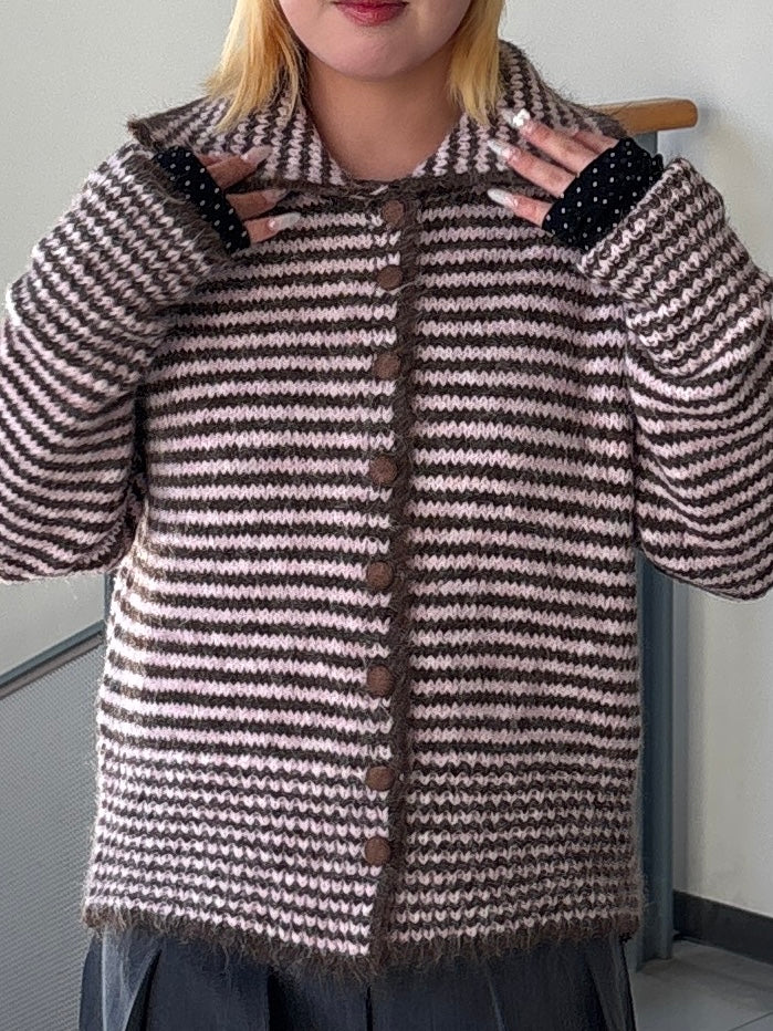 ボーダーネックニット DPB97061